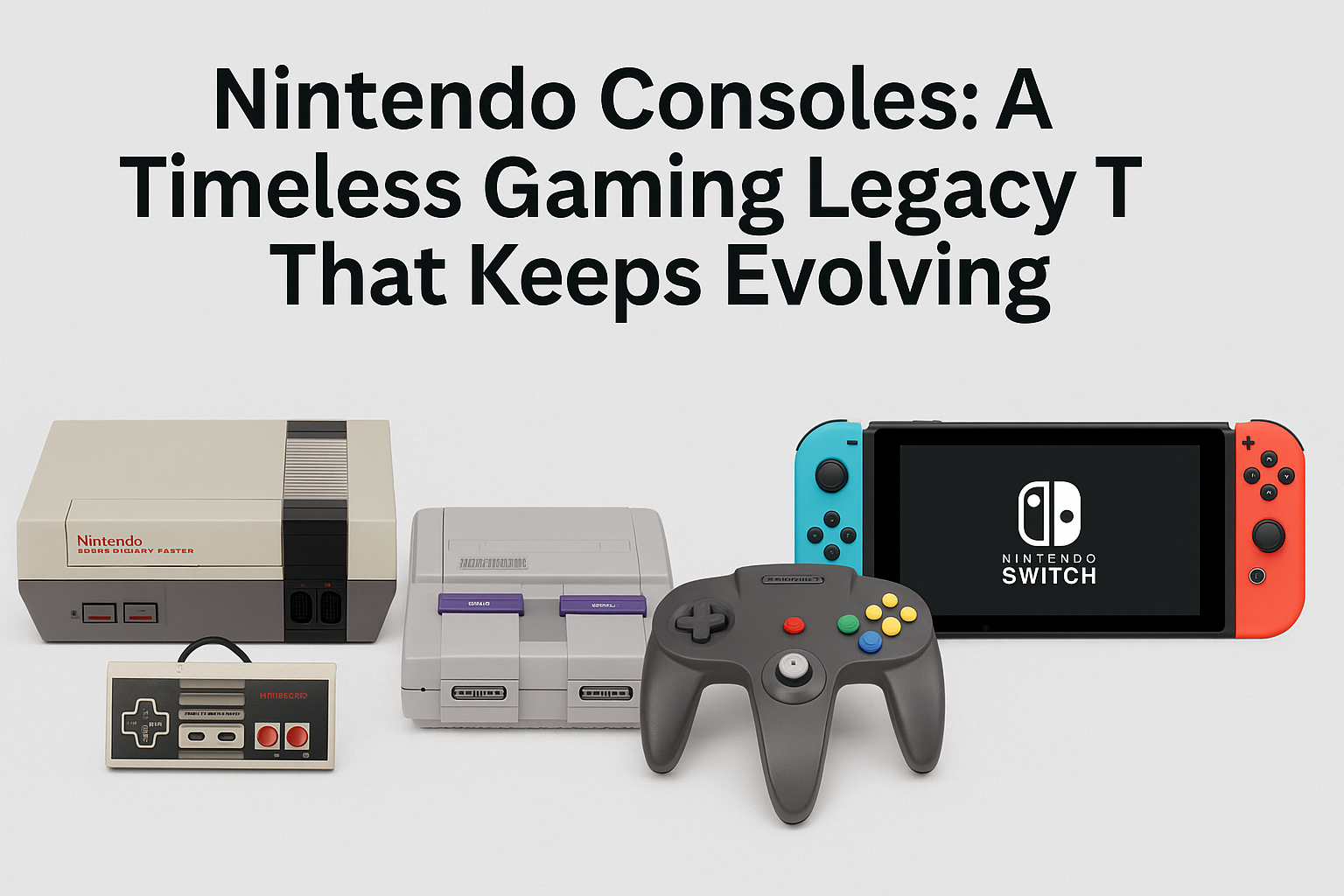 Nintendo Consoles: A Timeless Gaming Legacy That Keeps Evolving