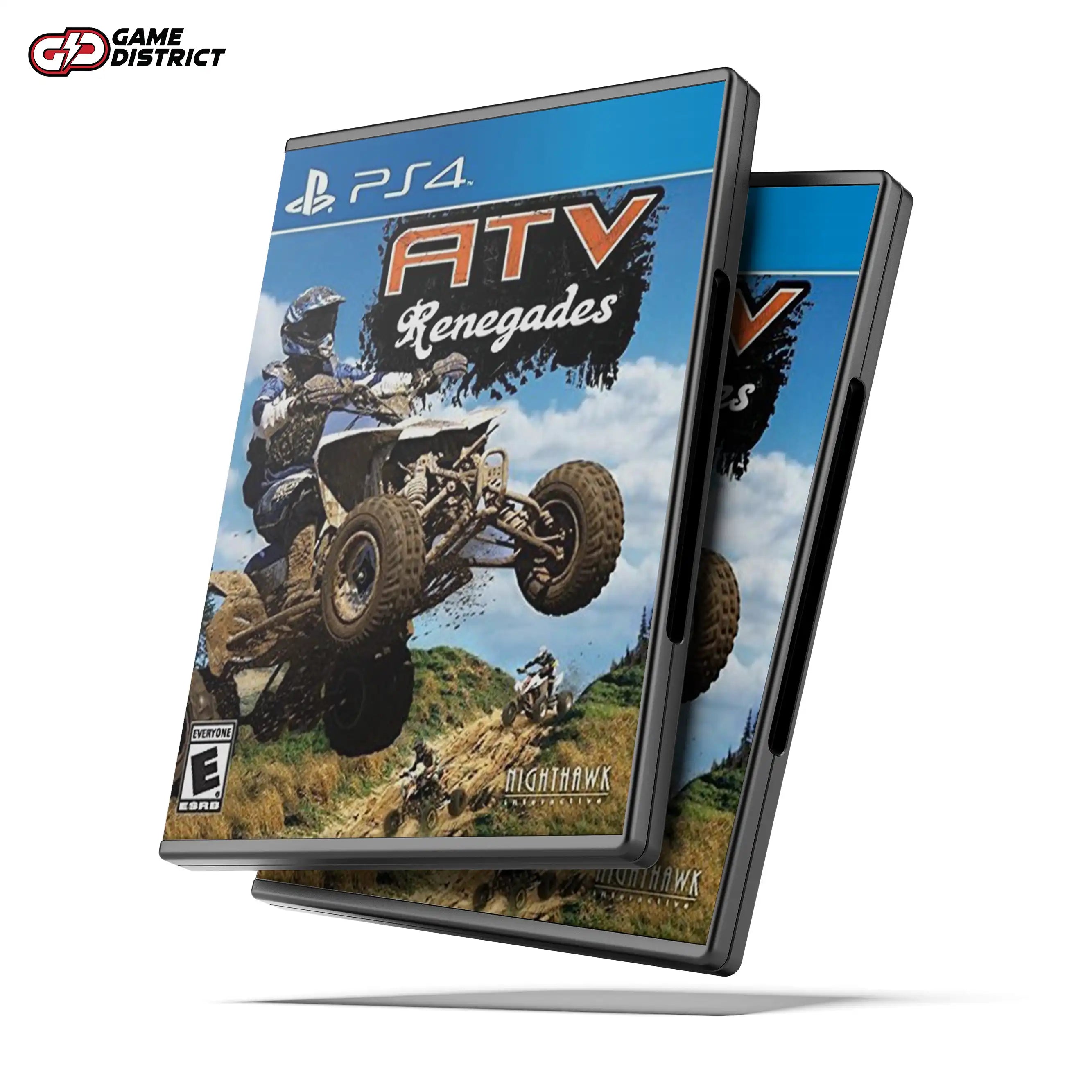 ATV Renegades PS4 Game Cover DVD Buy Online Mockup Used