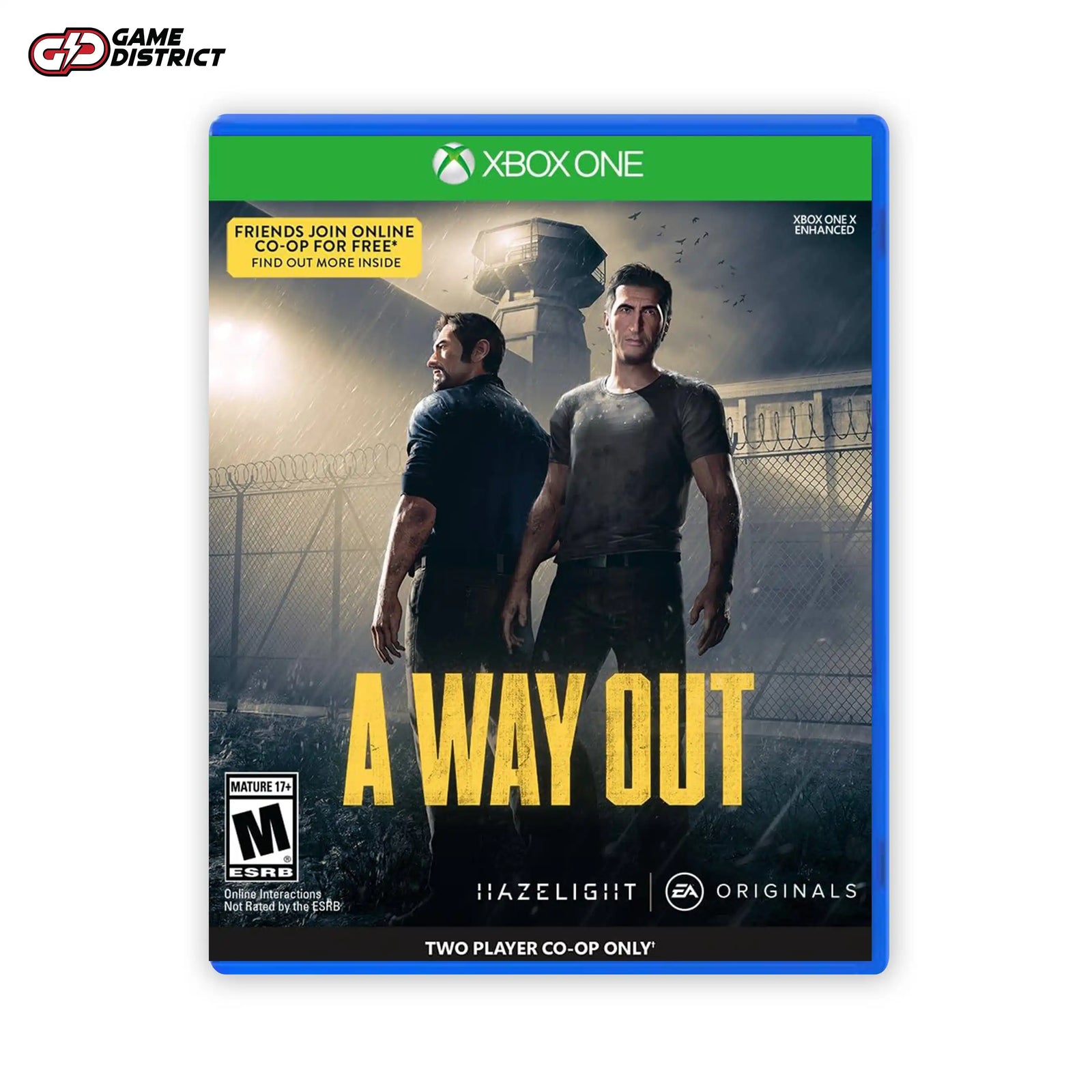 A WAY OUT Xbox Game Cover DVD Buy Online Mockup Used