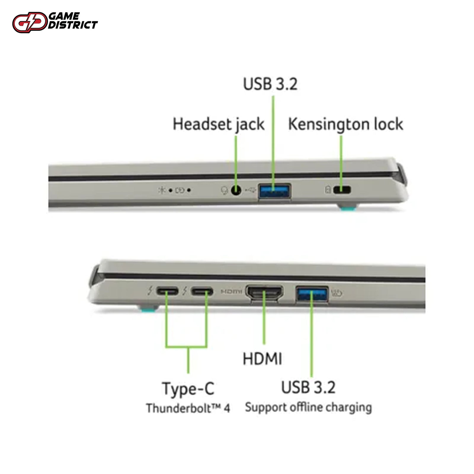 Acer Aspire Vero 16 Laptop | AV16-51P | Grey