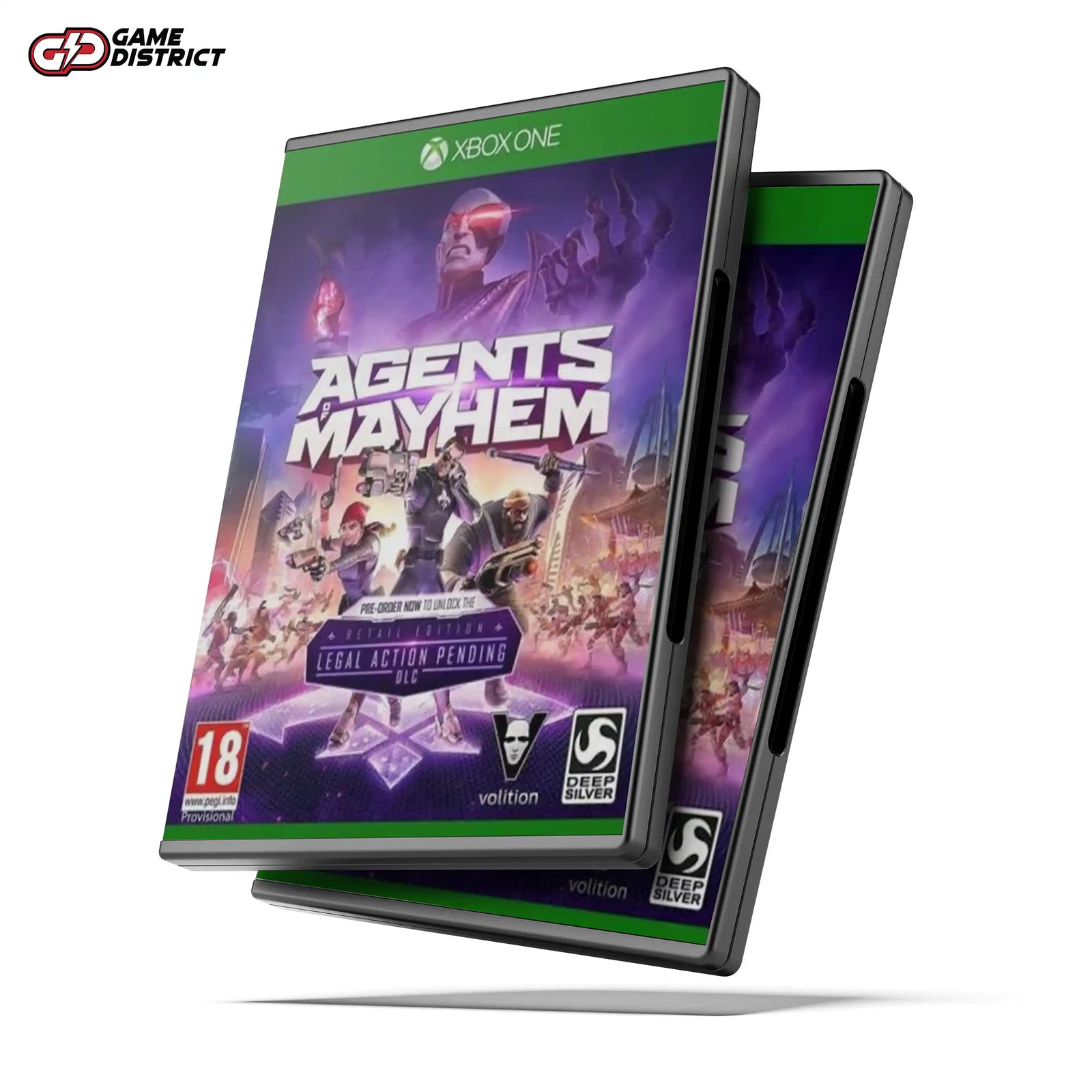 Agents of Mayhem Xbox Game Cover DVD Buy Online Mockup Used
