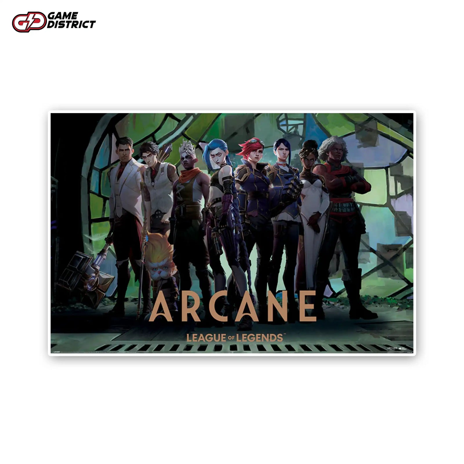 Arcane (Characters In Zaun Arcade) Maxi Poster