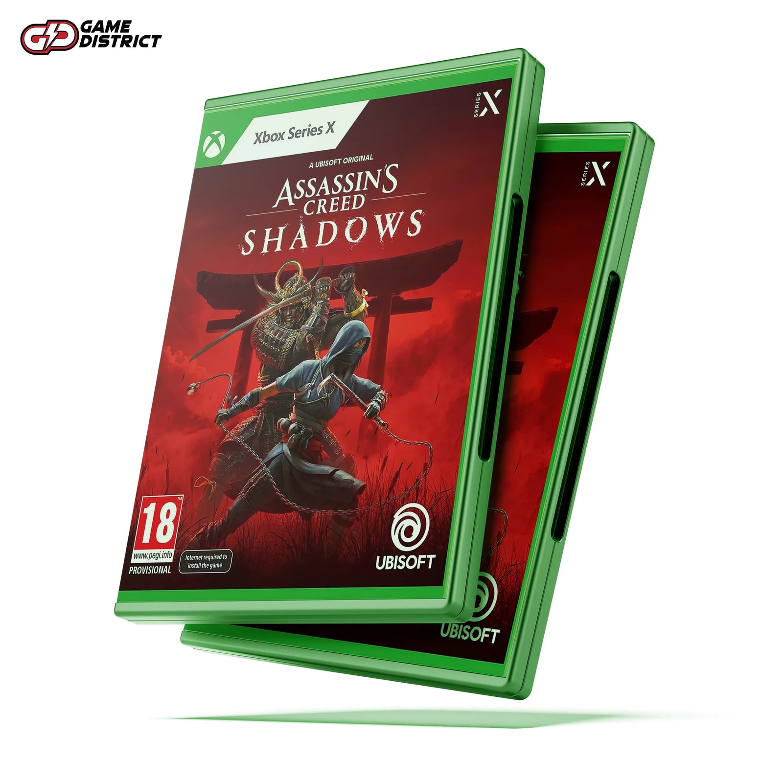 Assassin’s Creed Shadows Xbox cover art featuring Fujibayashi Naoe and Yasuke in 16th-century Japan Assassin’s Creed Shadows pre-order now available for PS5, Xbox Series X/S, PC, macOS, and iPadOS Dynamic combat scene from Assassin’s Creed Shadows with samurai and shinobi fighting in Feudal Japan Explore ancient Japan in Assassin’s Creed Shadows—available March 20, 2025!