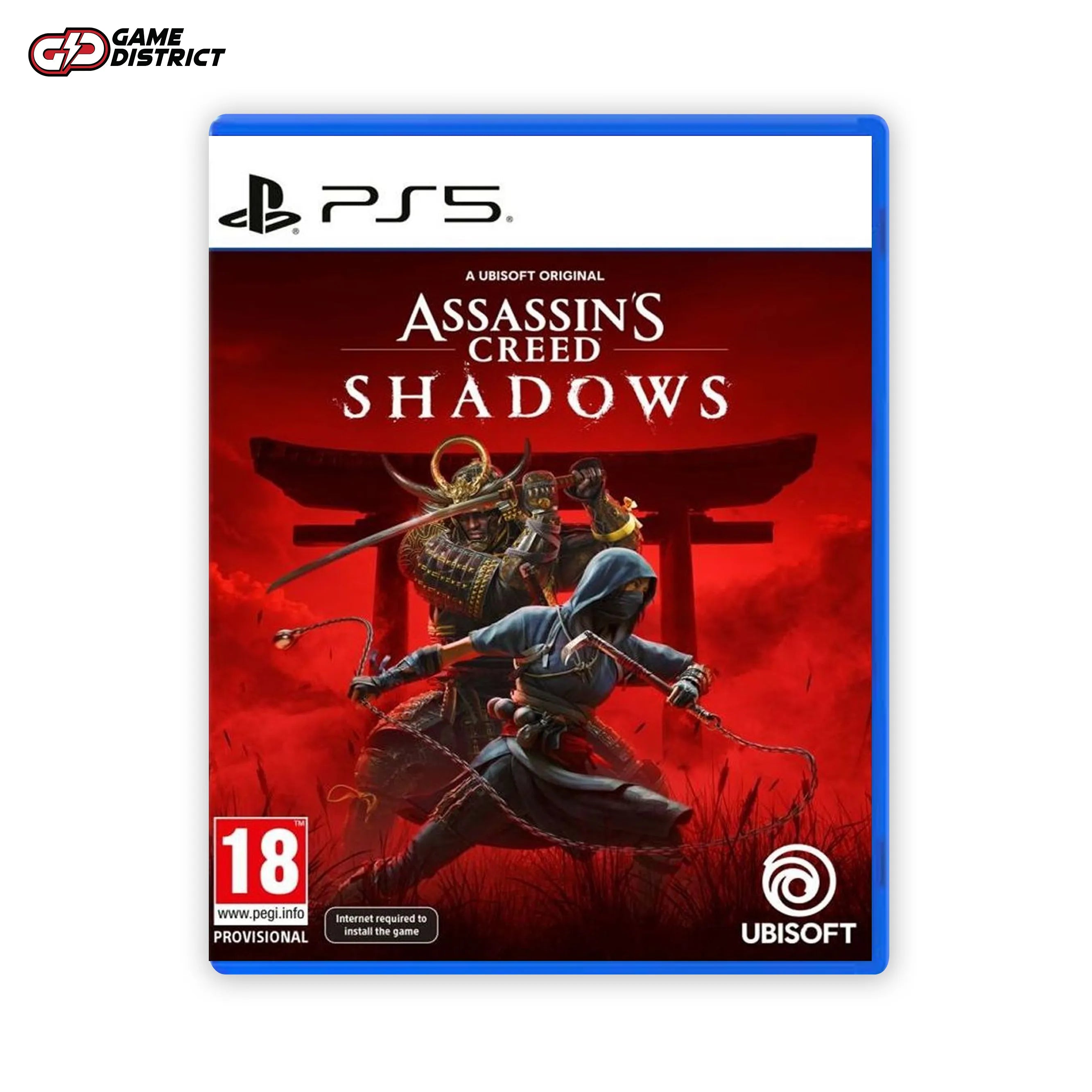Assassin’s Creed Shadows cover art featuring Fujibayashi Naoe and Yasuke in 16th-century Japan Assassin’s Creed Shadows pre-order now available for PS5, Xbox Series X/S, PC, macOS, and iPadOS Dynamic combat scene from Assassin’s Creed Shadows with samurai and shinobi fighting in Feudal Japan Explore ancient Japan in Assassin’s Creed Shadows—available March 20, 2025!