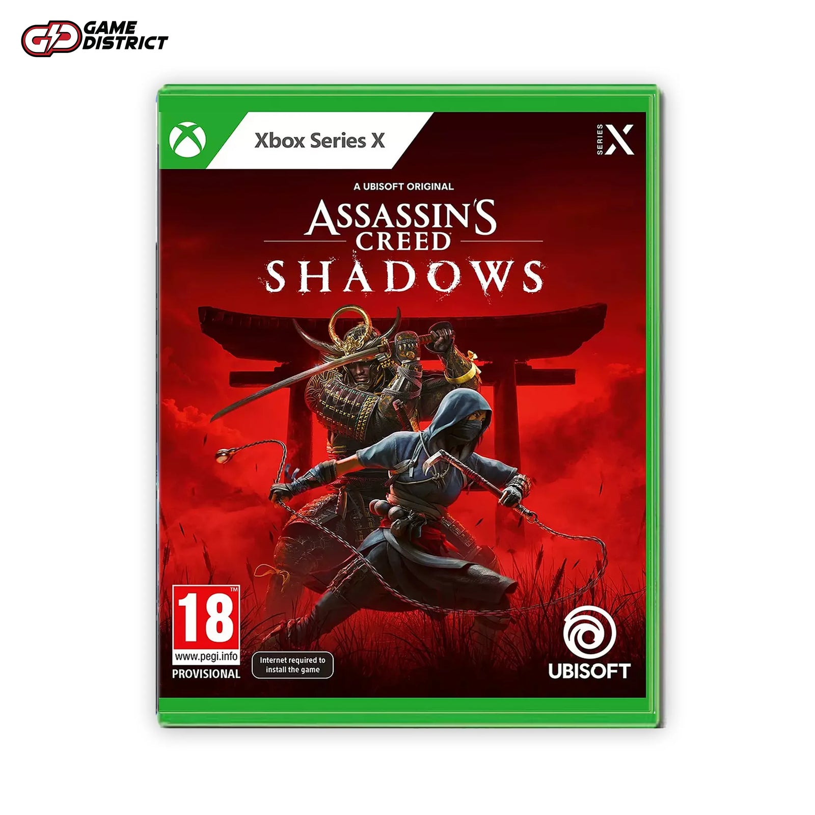 Assassin’s Creed Shadows Xbox cover art featuring Fujibayashi Naoe and Yasuke in 16th-century Japan Assassin’s Creed Shadows pre-order now available for PS5, Xbox Series X/S, PC, macOS, and iPadOS Dynamic combat scene from Assassin’s Creed Shadows with samurai and shinobi fighting in Feudal Japan Explore ancient Japan in Assassin’s Creed Shadows—available March 20, 2025!