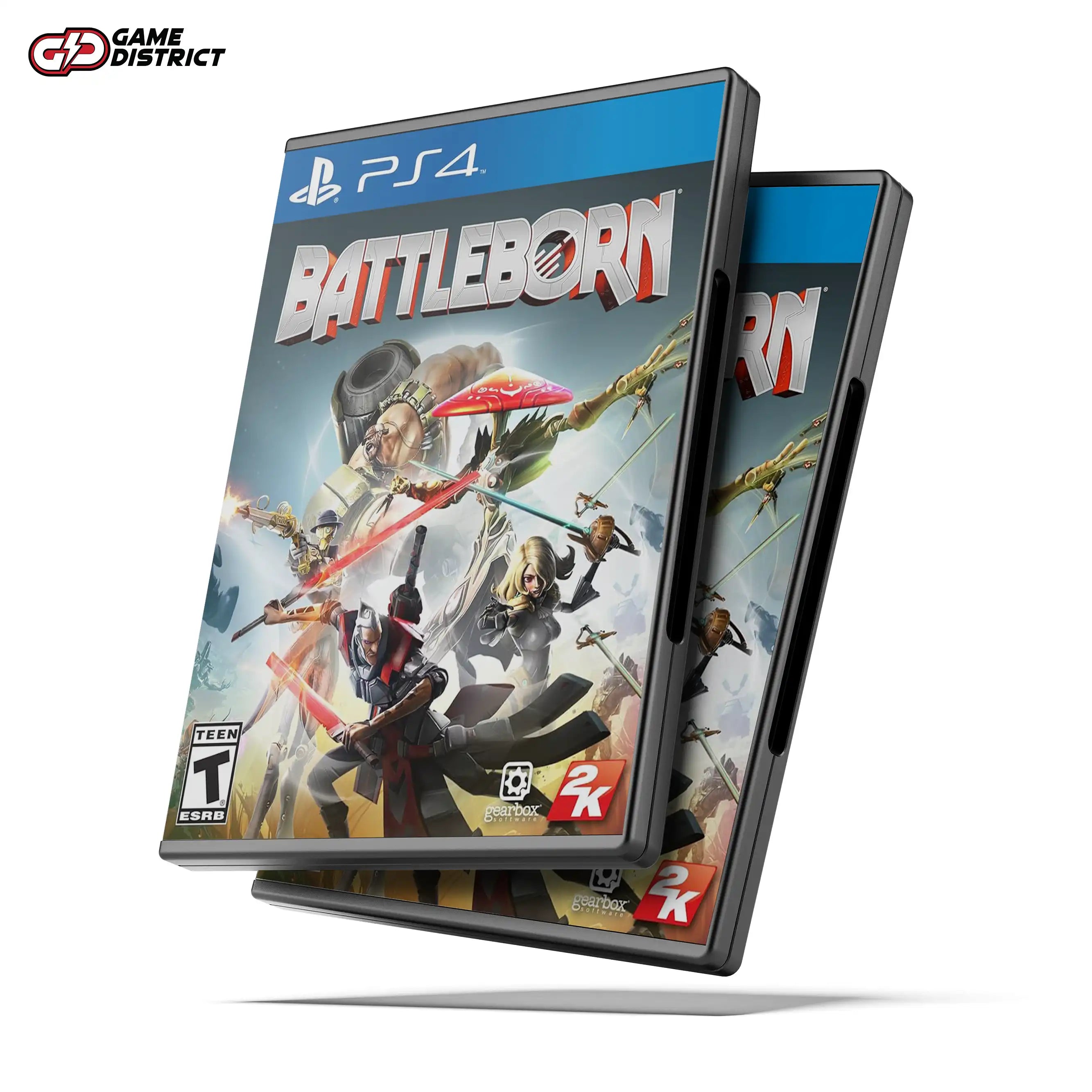 BATTLEBORN PS4 Game Cover DVD Buy Online Mockup Used