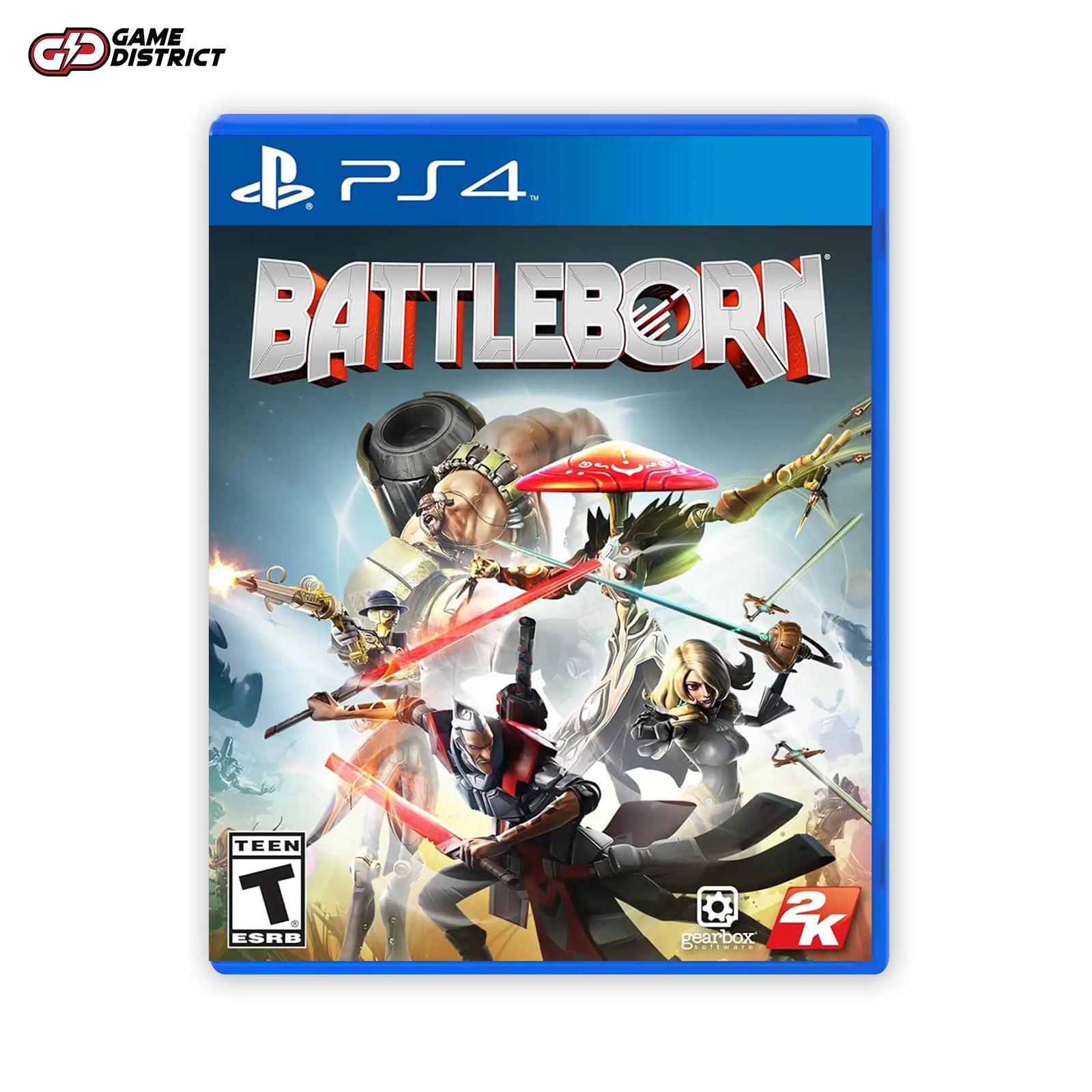 BATTLEBORN PS4 Game Cover DVD Buy Online Mockup Used