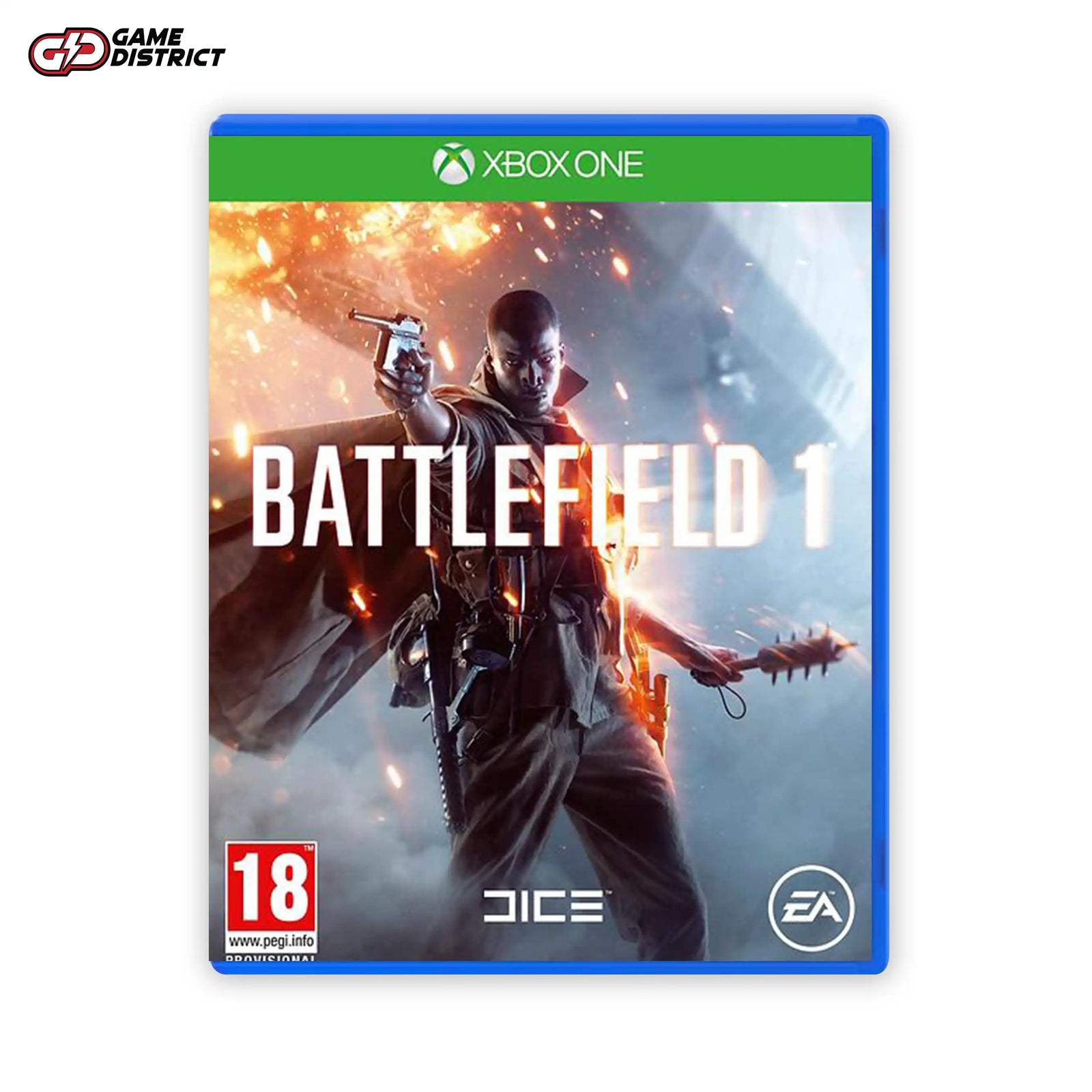BATTLEFIELD 1 Xbox Game Cover DVD Buy Online Mockup Used