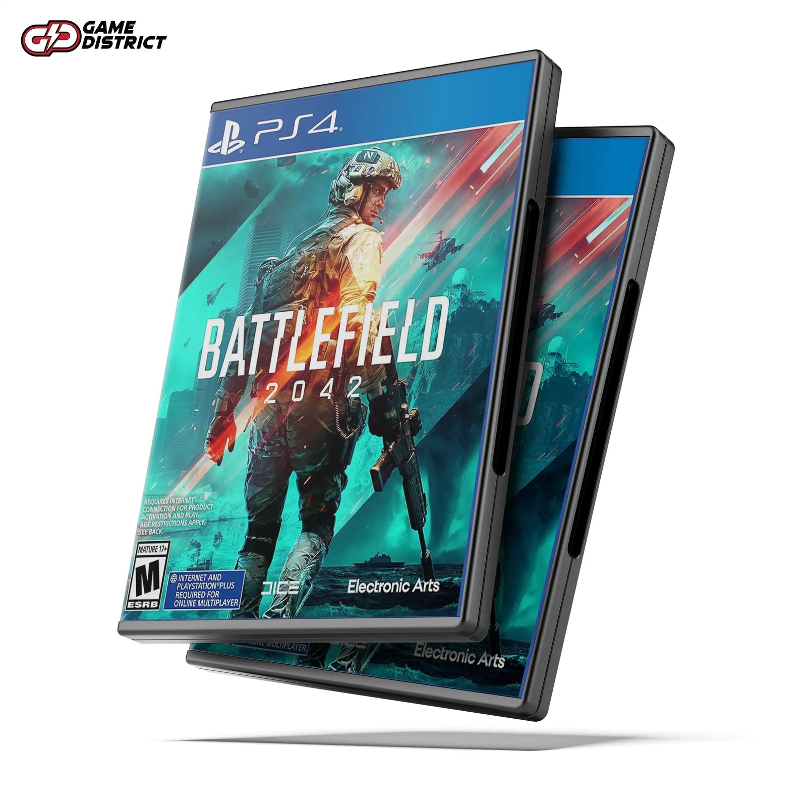 Battlefield 2042 PS4 Game Cover DVD Buy Online Mockup Used