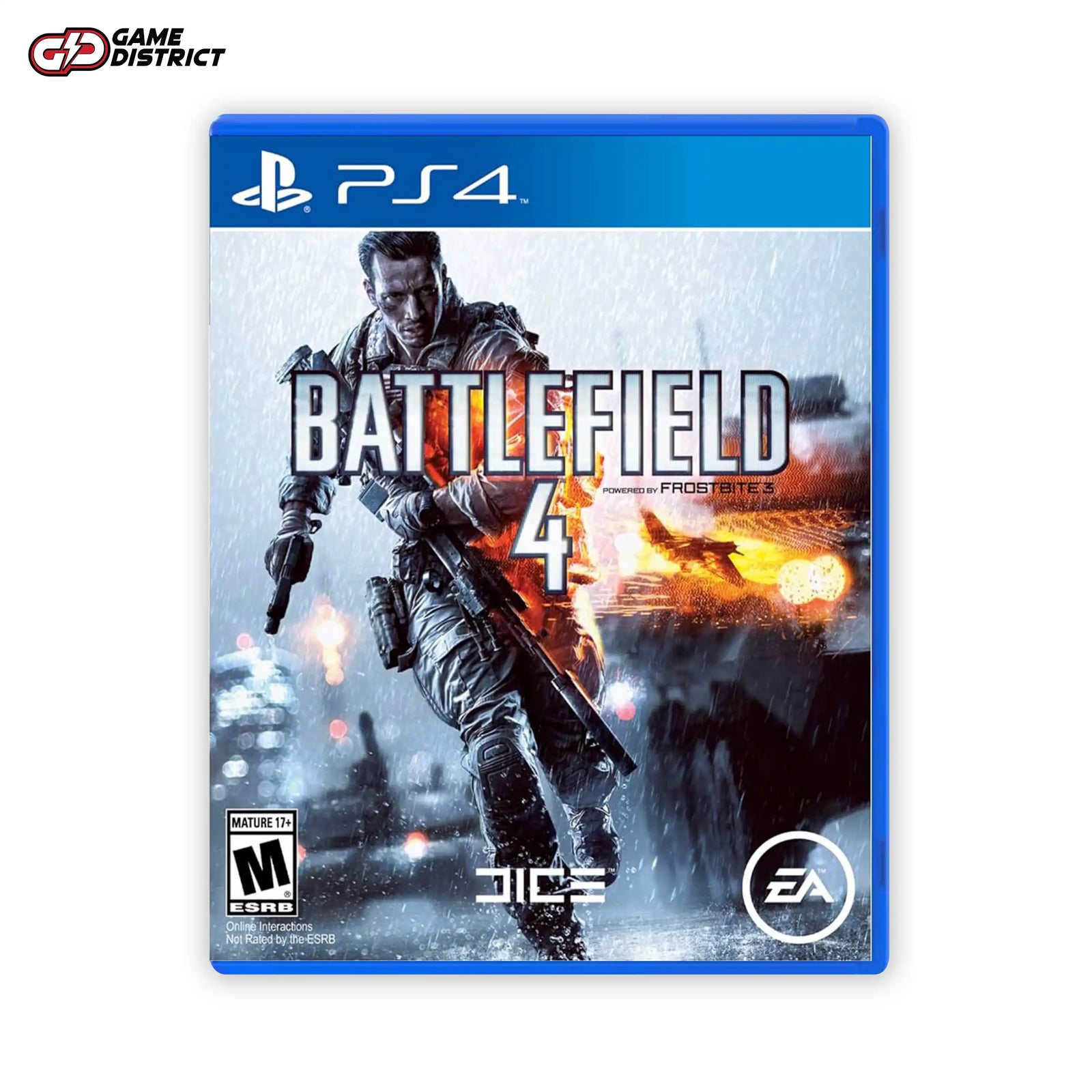 Battlefied 4 PS4 Game Cover DVD Buy Online Mockup Used
