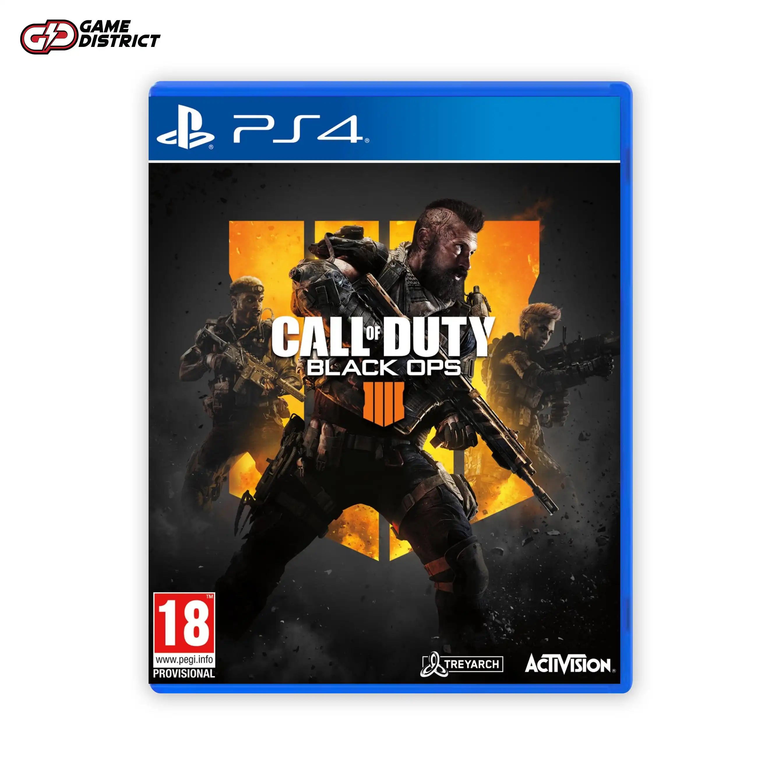 CALL OF DUTY BLACK OPS 4 PS4 Game Cover DVD Buy Online Mockup Used