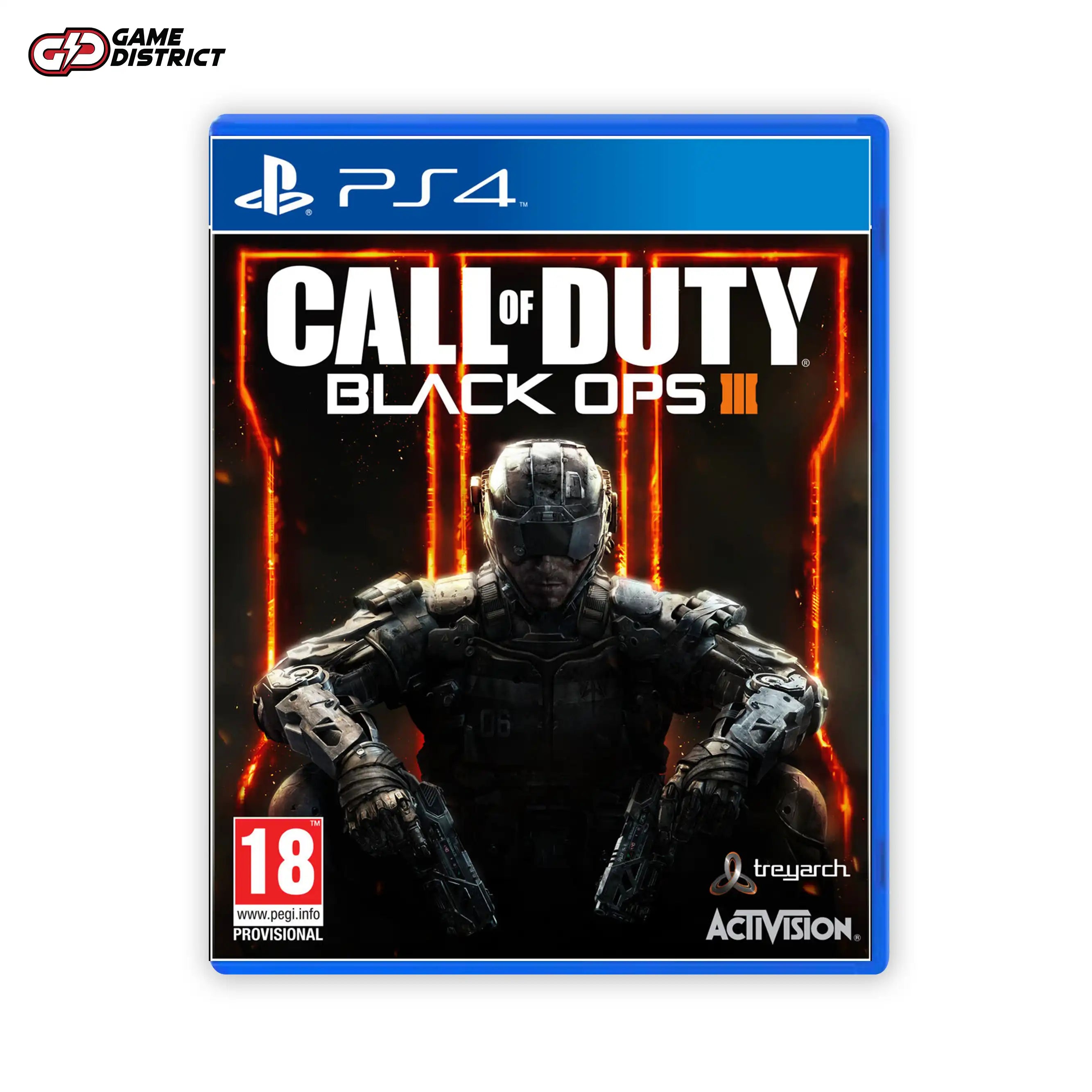 CALL OF DUTY BLACK OPS III PS4 Game Cover DVD Buy Online Mockup Used