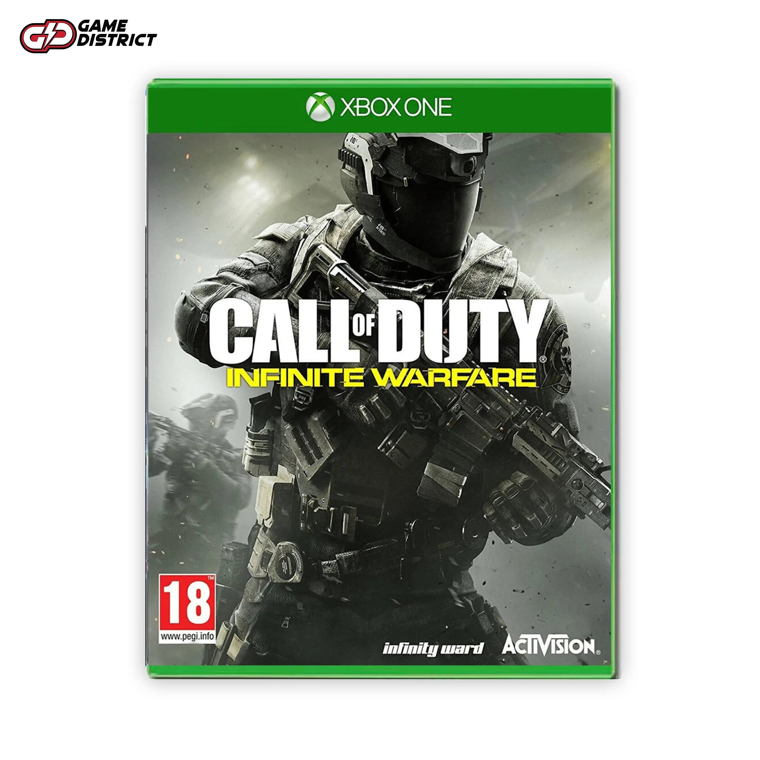 Call of Duty Infinite Warfare Xbox Game Cover DVD Buy Online Mockup Used