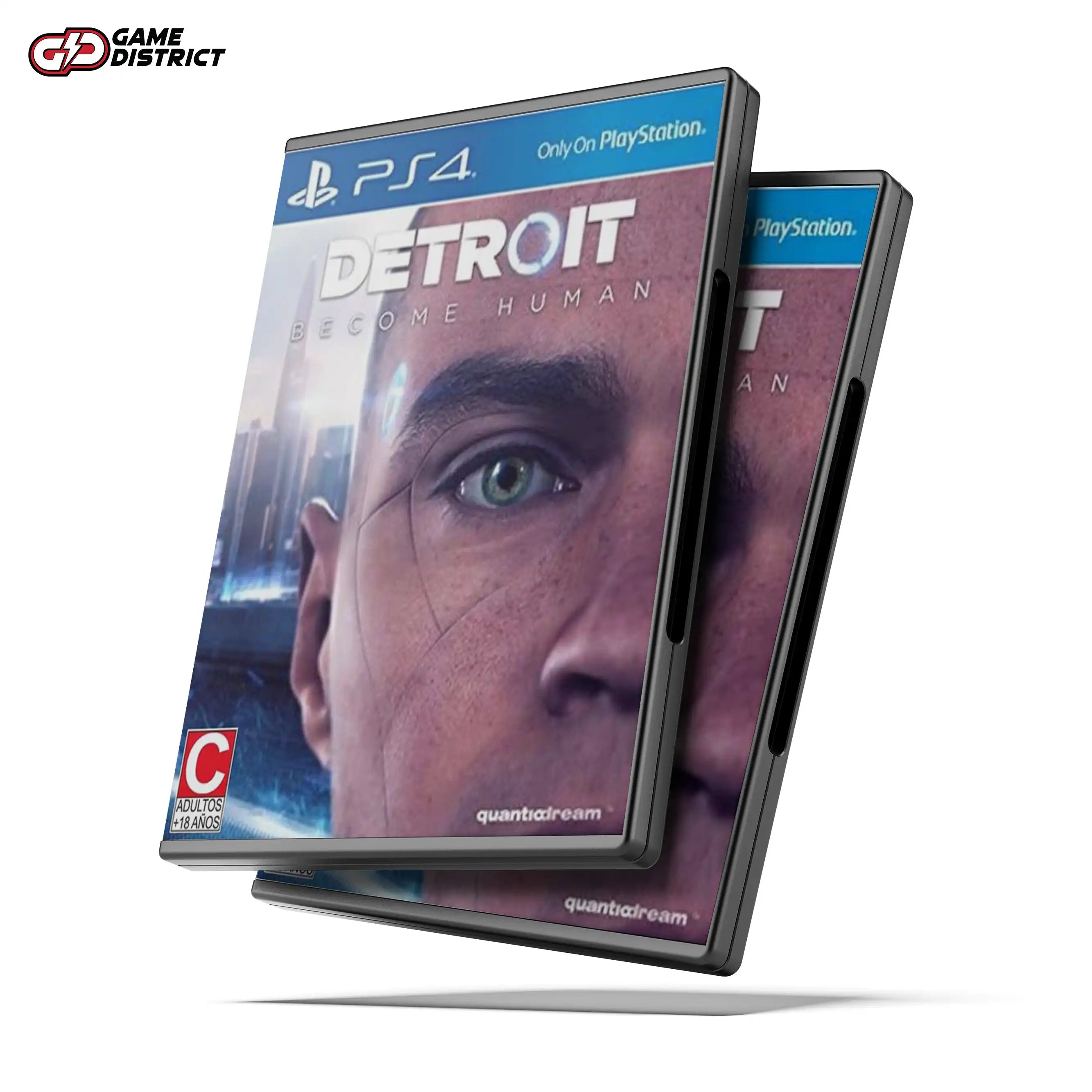 Detroit Become Human PS4 Game Cover DVD Buy Online Mockup Used
