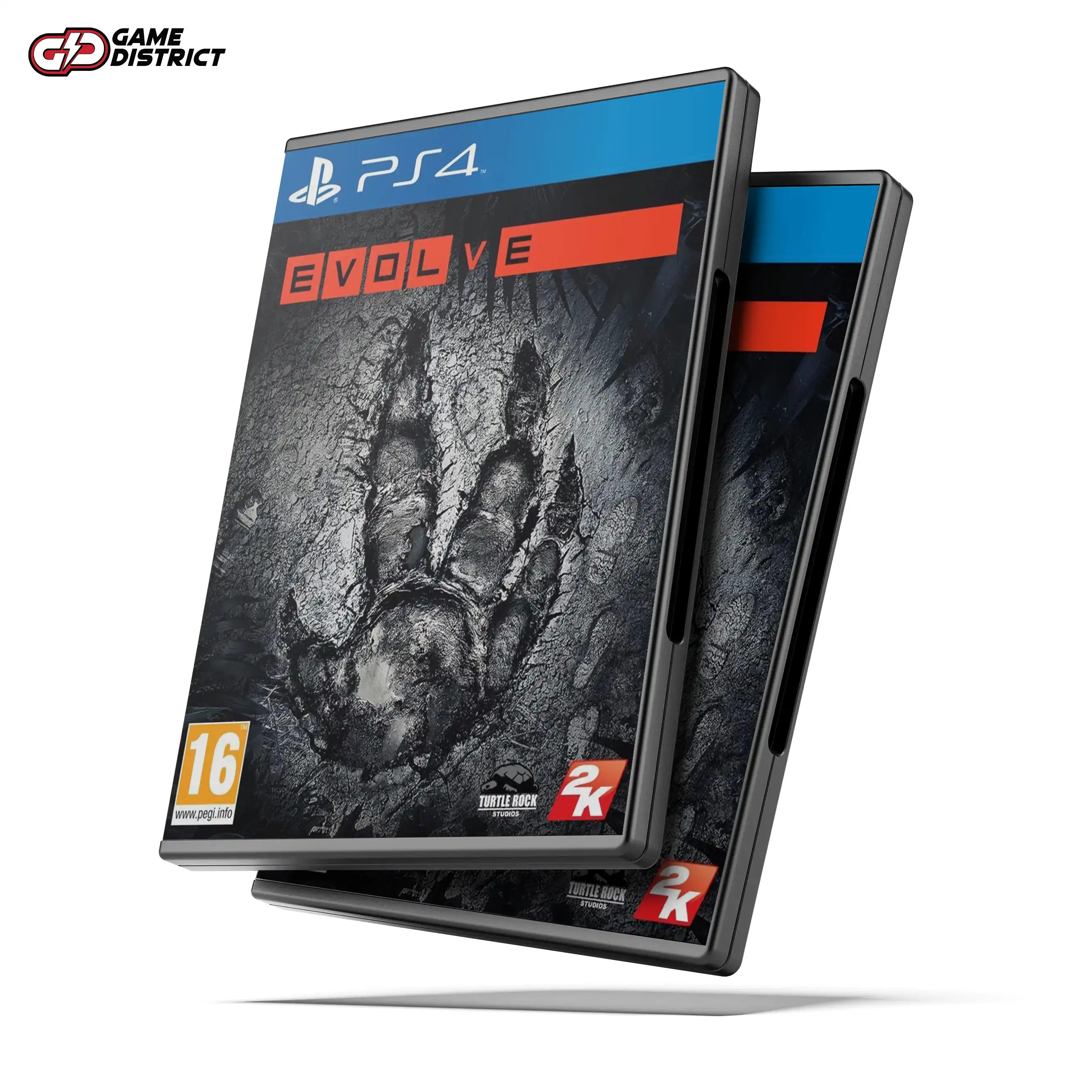 Evolve PS4 Game Cover DVD Buy Online Mockup Used