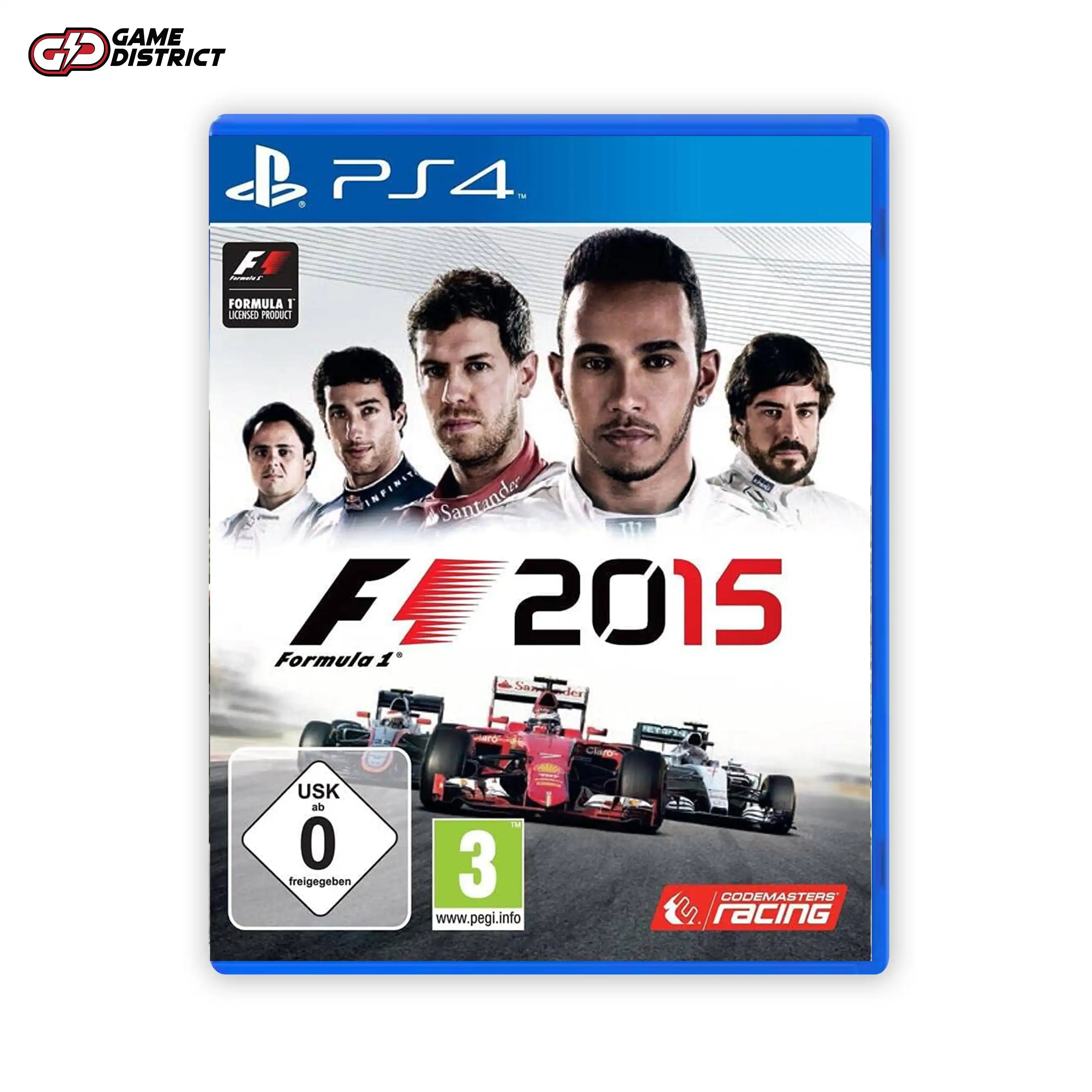 F1 2015 Image 1 PS4 Game Cover DVD Buy Online Mockup Used