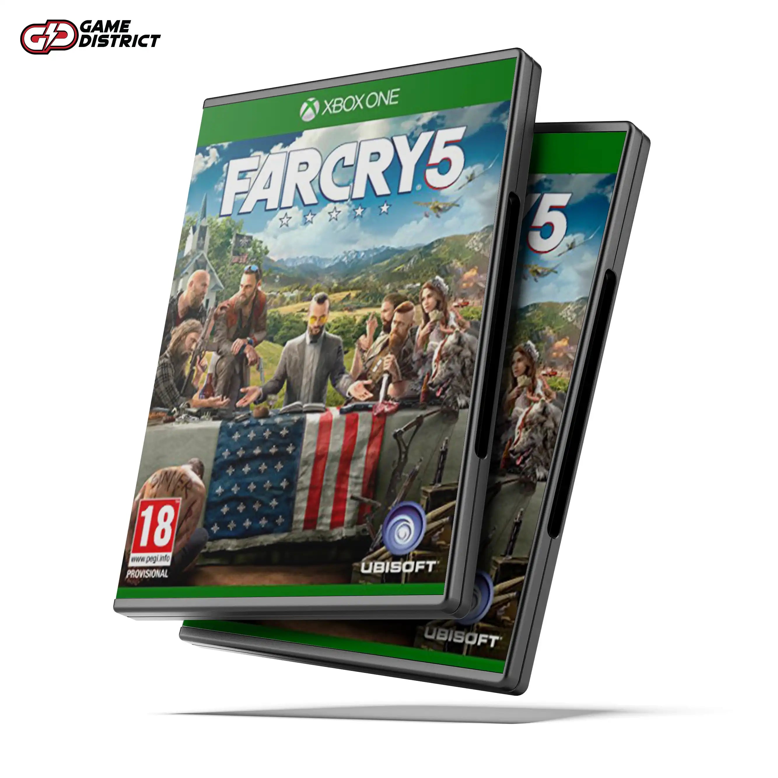 FAR CRY 5 Xbox Game Cover DVD Buy Online Mockup Used