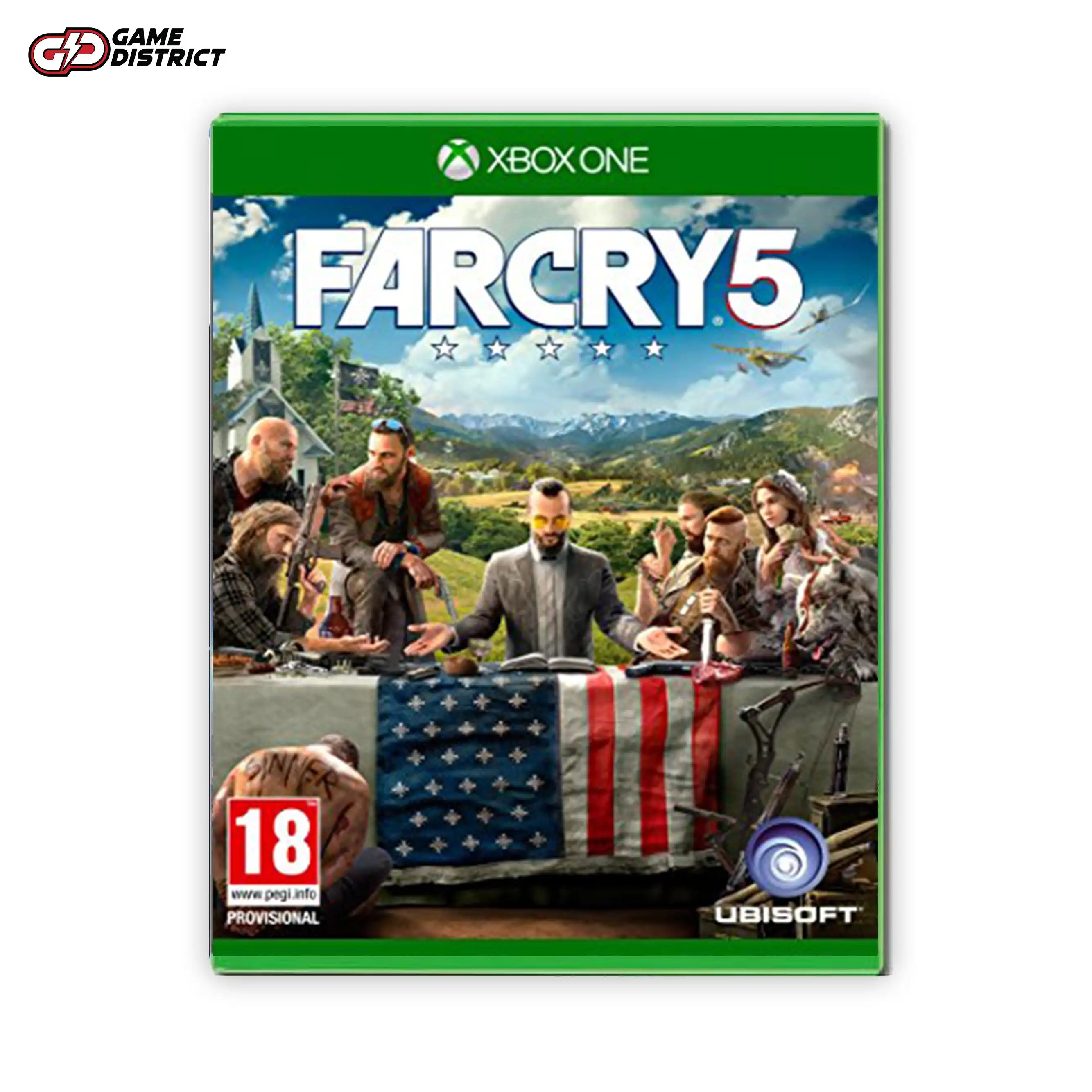 FAR CRY 5 Xbox Game Cover DVD Buy Online Mockup Used