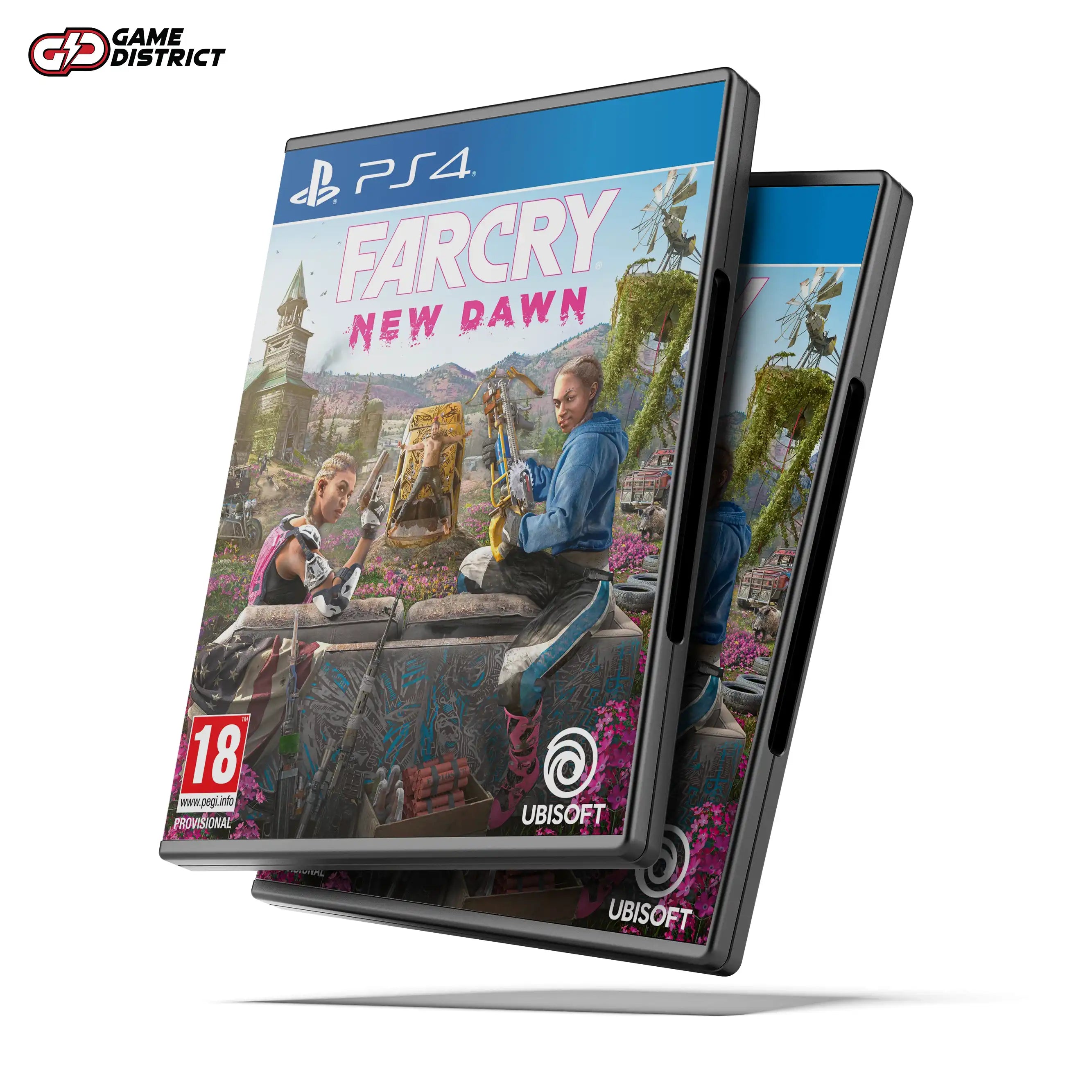 FAR CRY NEW DAWN PS4 Game Cover DVD Buy Online Mockup Used