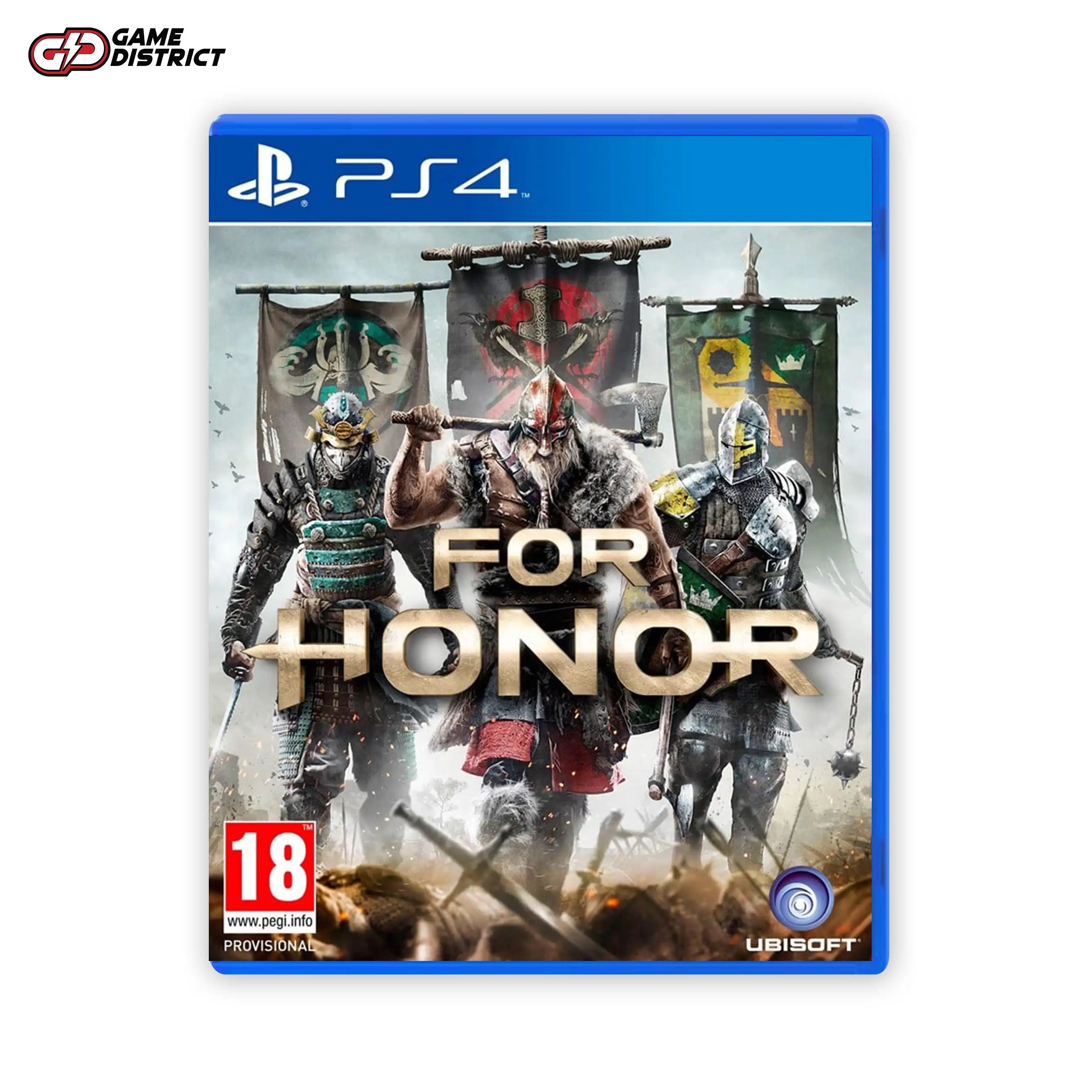 FOR HONOR PS4 Game Cover DVD Buy Online Mockup Used