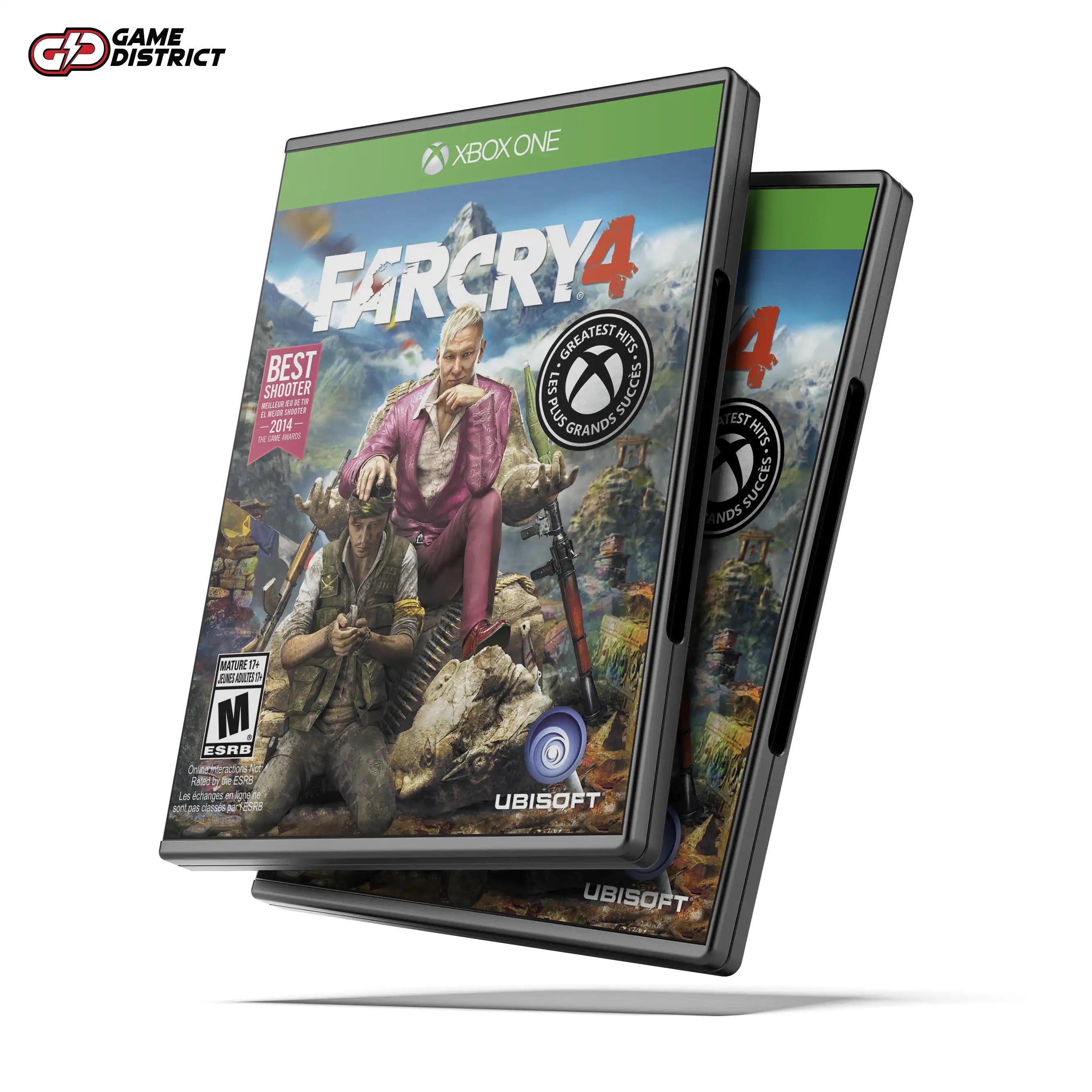 Far Cry 4 Xbox Game Cover DVD Buy Online Mockup Used