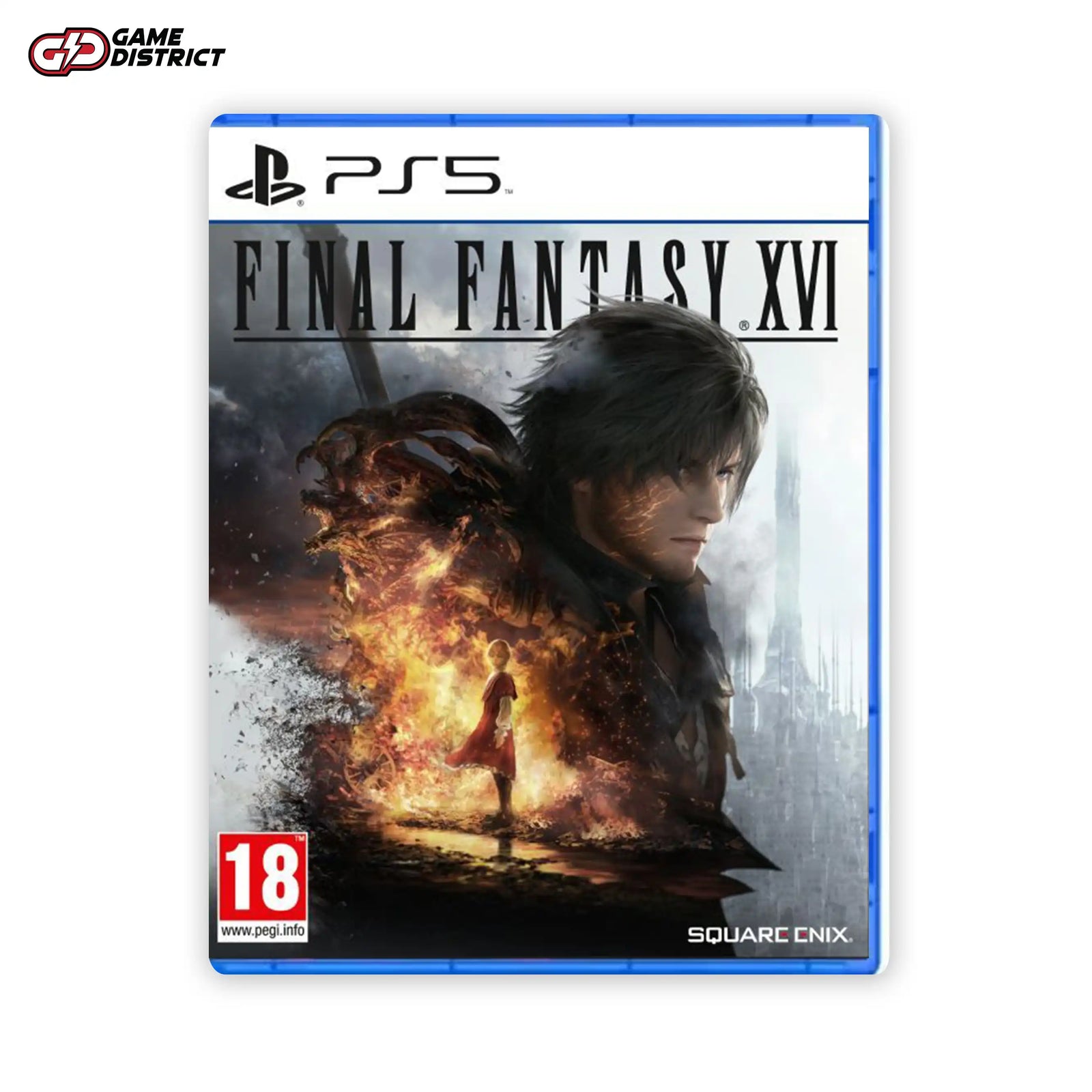 Final Fantasy XVI PS5 DVD Cover PG 18