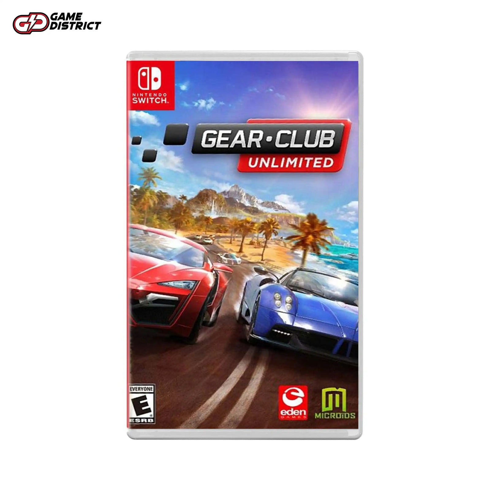 GEAR CLUB UNLIMITED Nintendo Game Cover DVD Buy Online Mockup Used