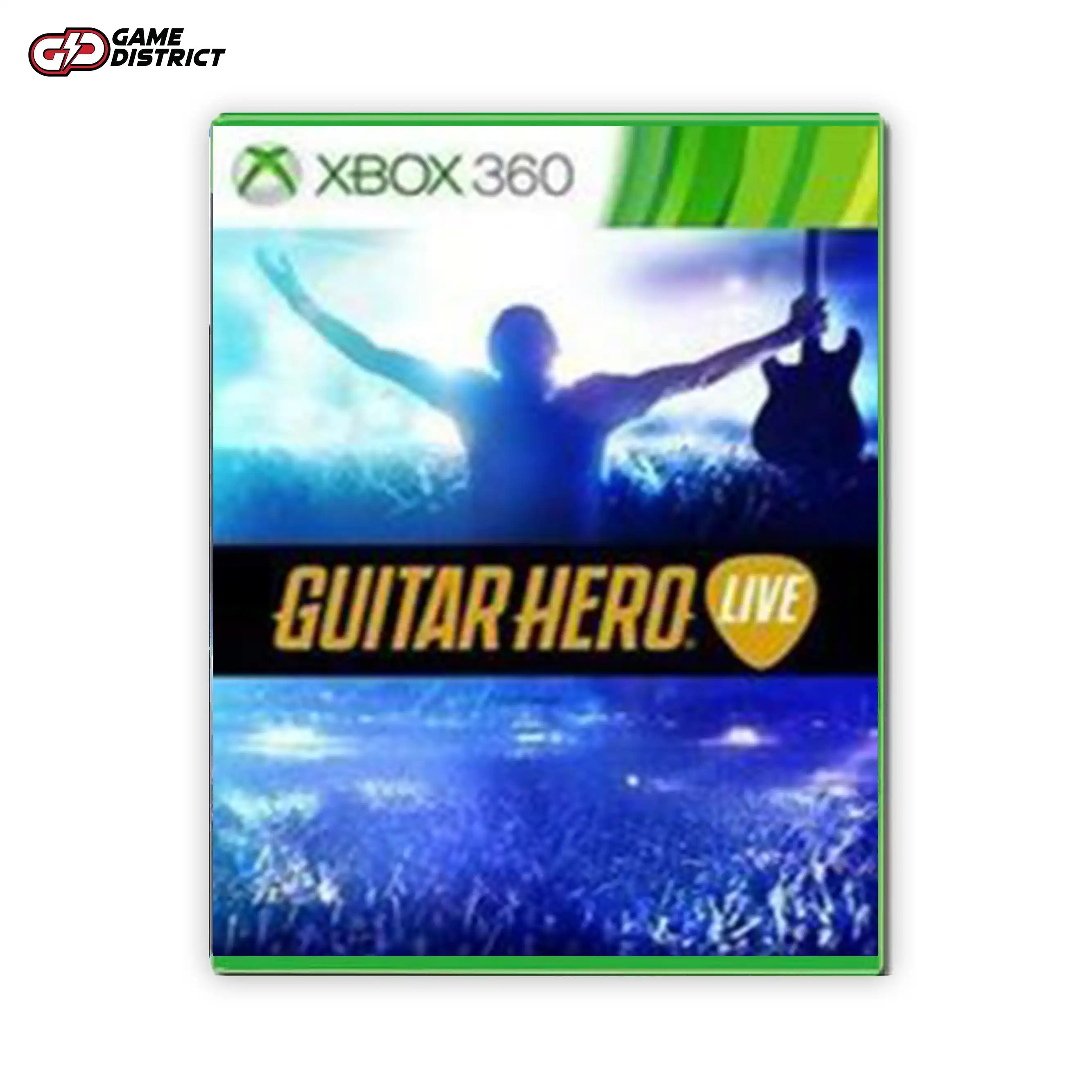 GUITAR HERO LIVE Xbox Game Cover DVD Buy Online Mockup Used