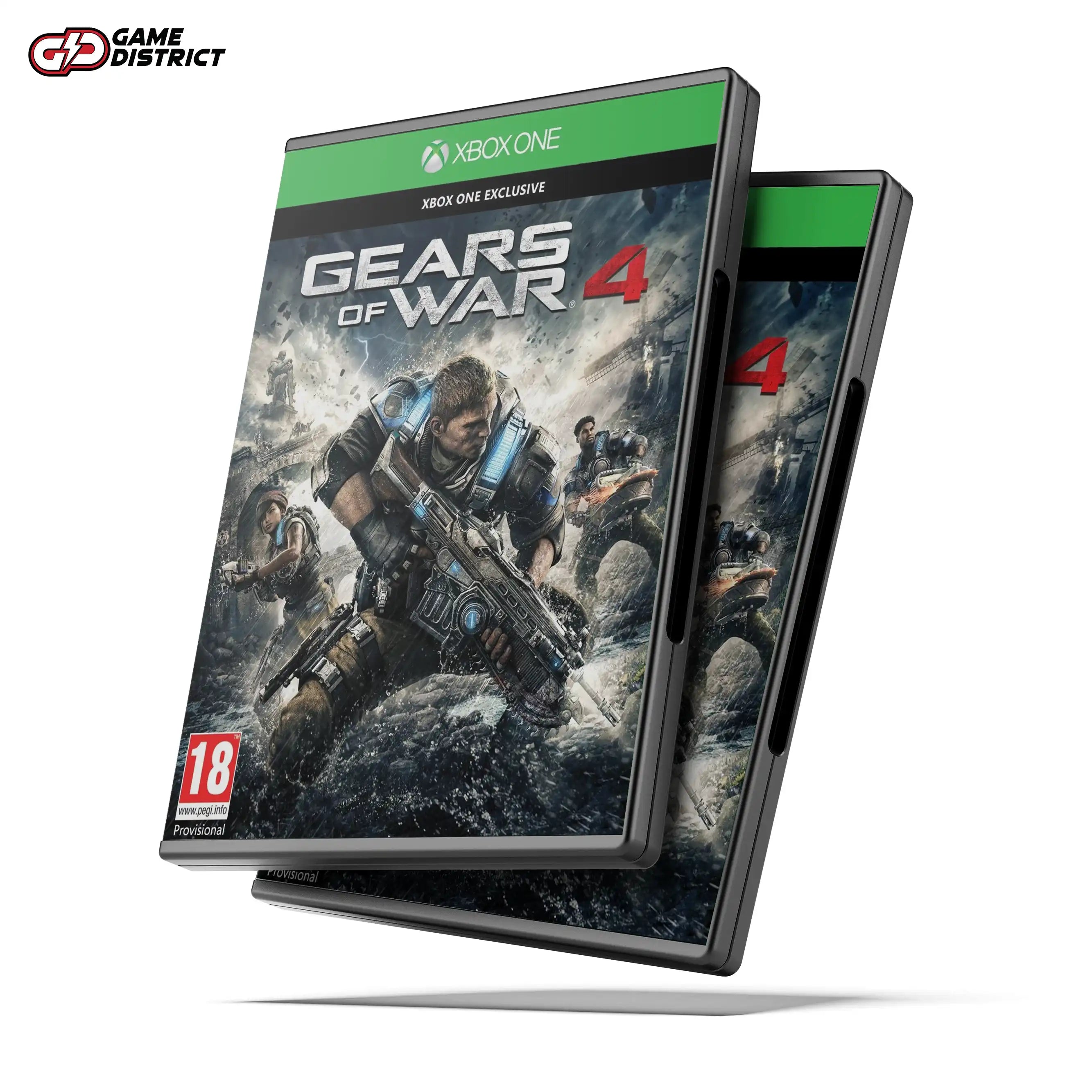 Gears Of War 4 Xbox Game Cover DVD Buy Online Mockup Used