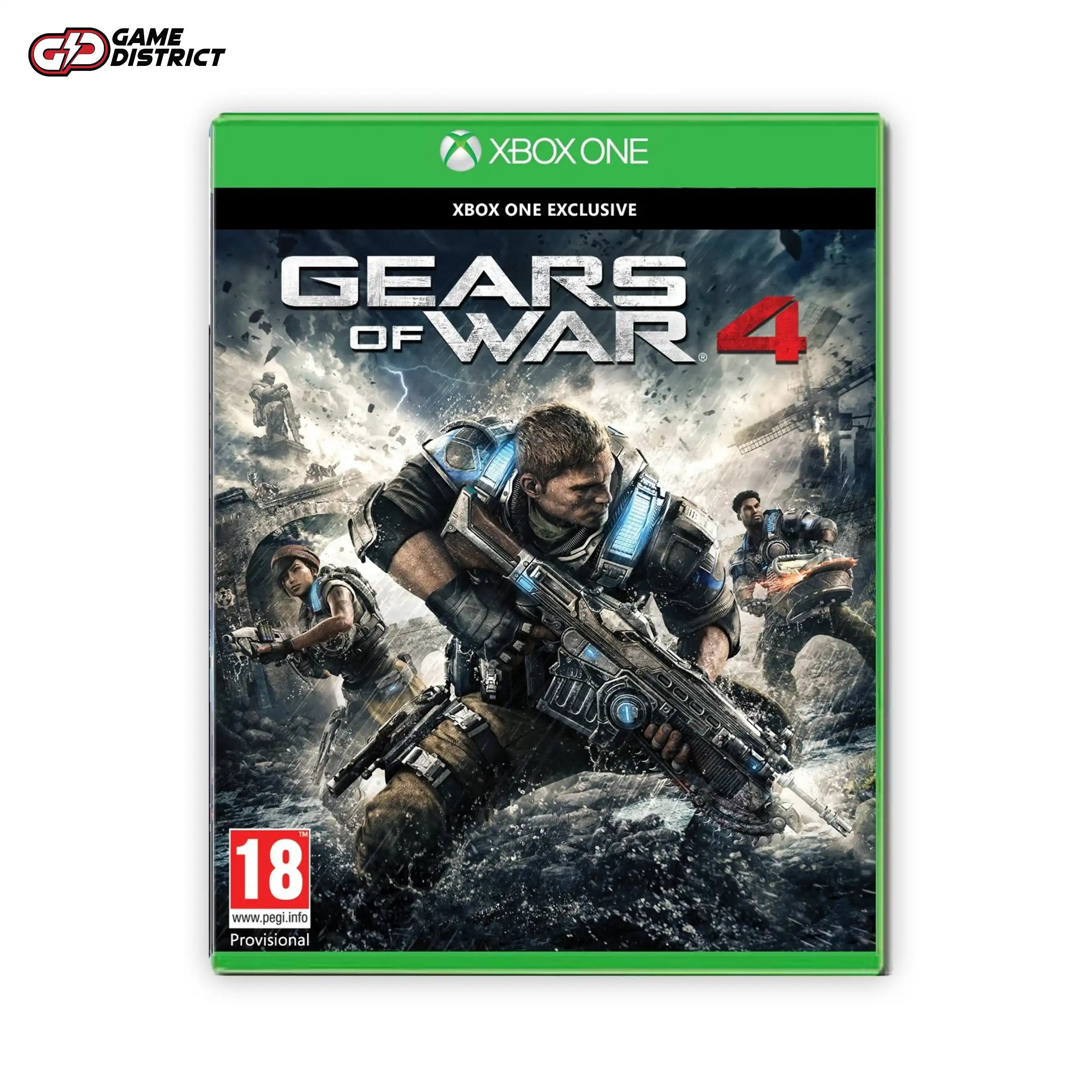 Gears Of War 4 Xbox Game Cover DVD Buy Online Mockup Used