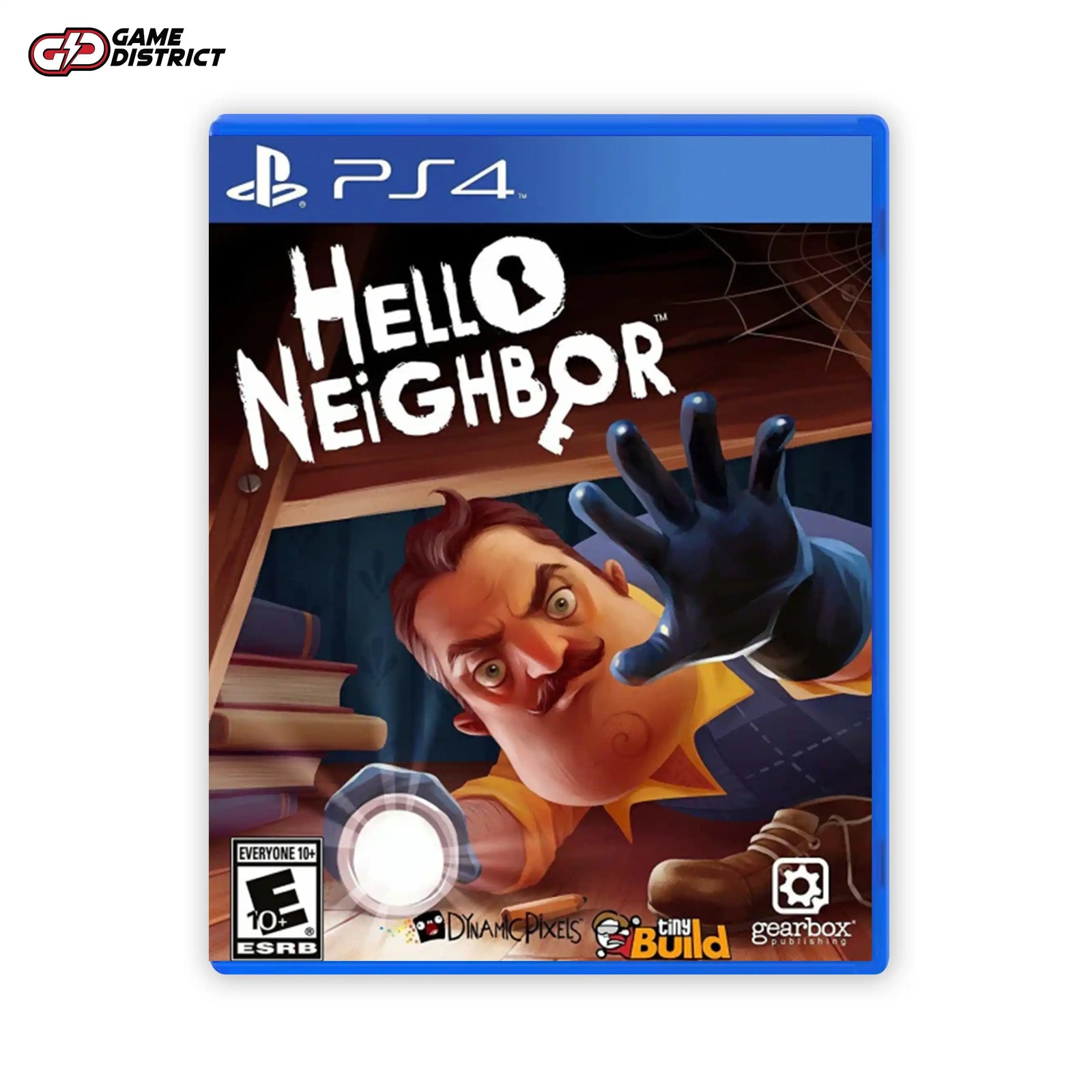 HELLO NEIGHBOR PS4 Game Cover DVD Buy Online Mockup Used