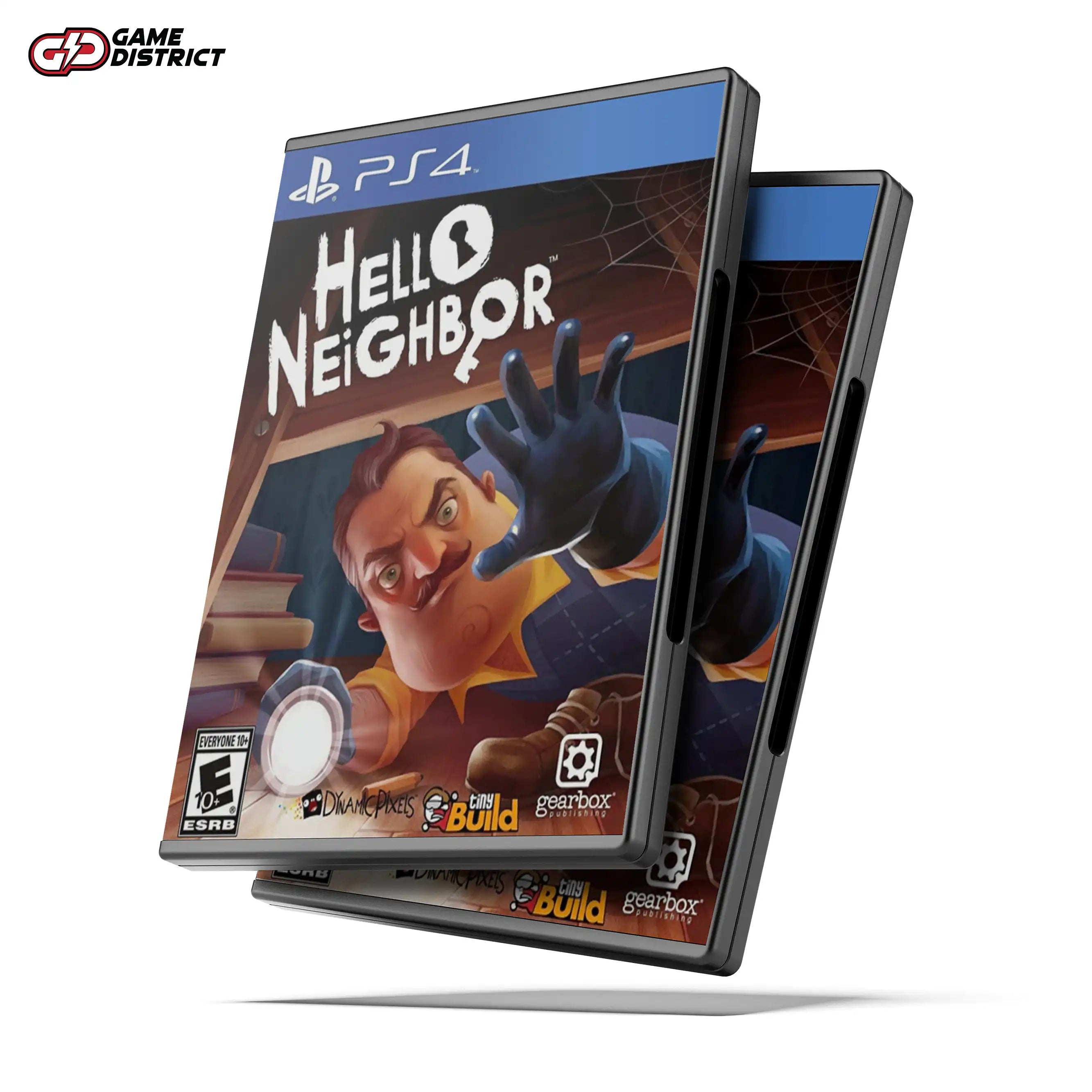 HELLO NEIGHBOR PS4 Game Cover DVD Buy Online Mockup Used