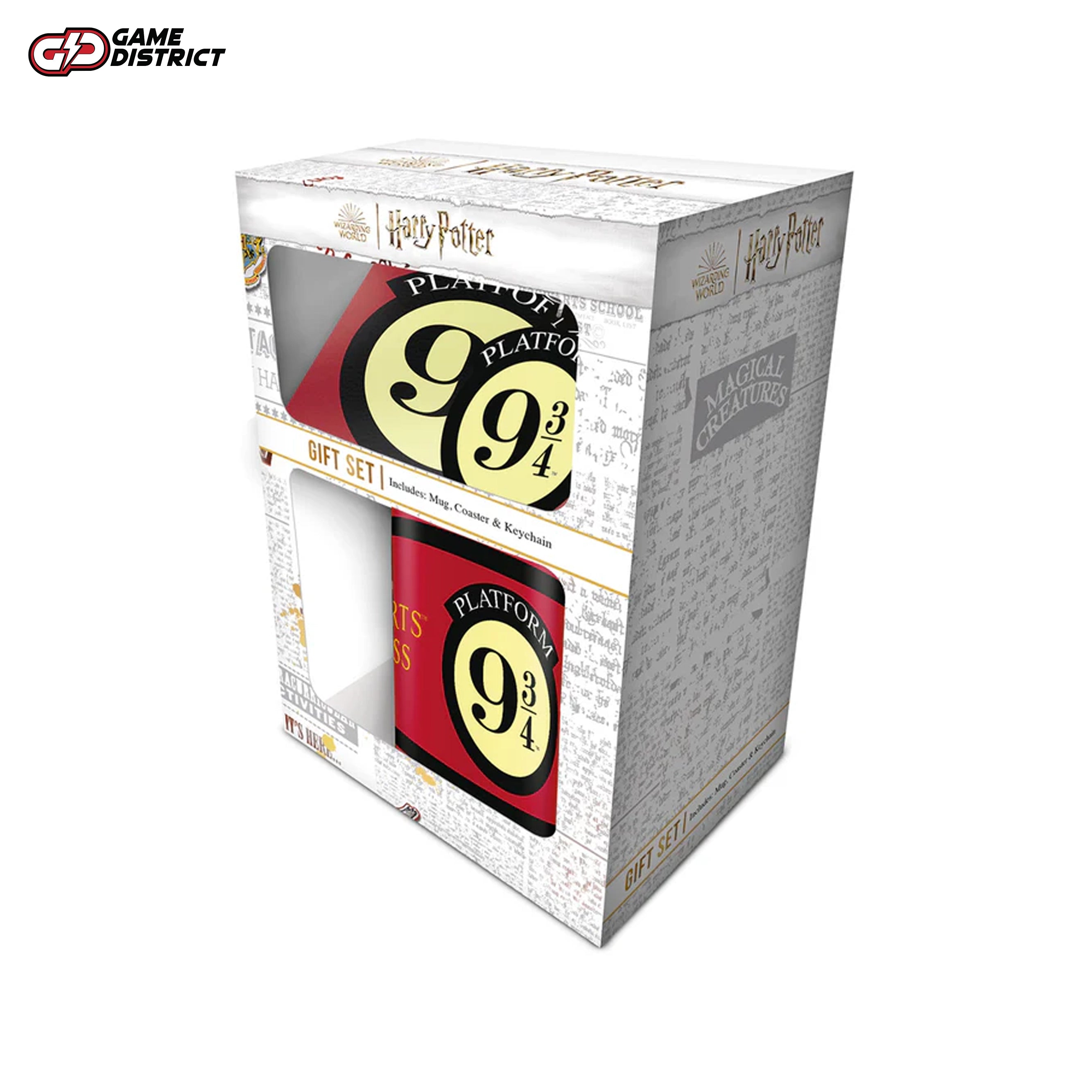 Harry Potter (Platform 9 3/4) Gift Set (Mug, Coaster & Keychain)