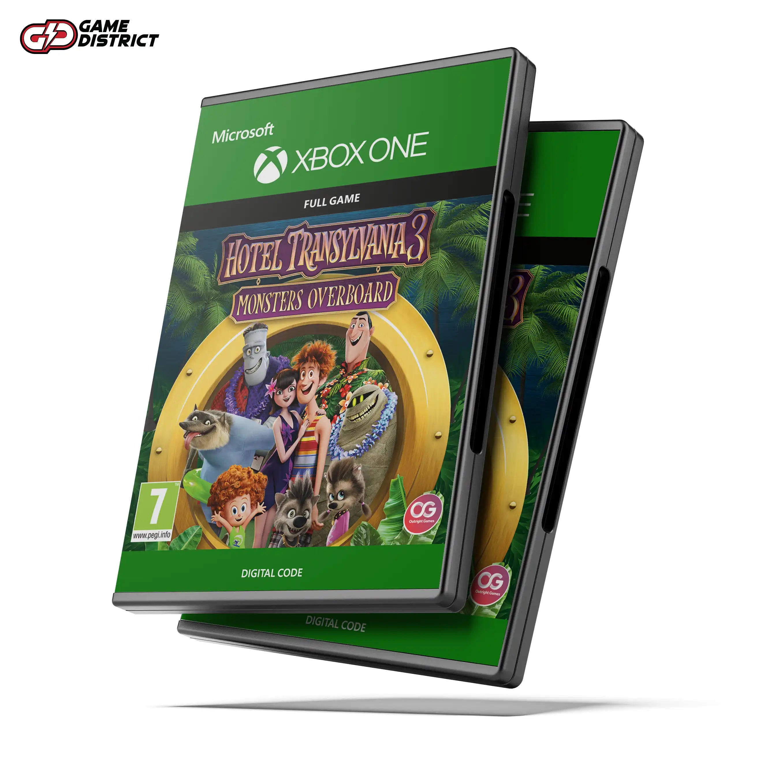 Hotel Transylvania 3: Monsters OverboardXbox Game Cover DVD Buy Online Mockup Used