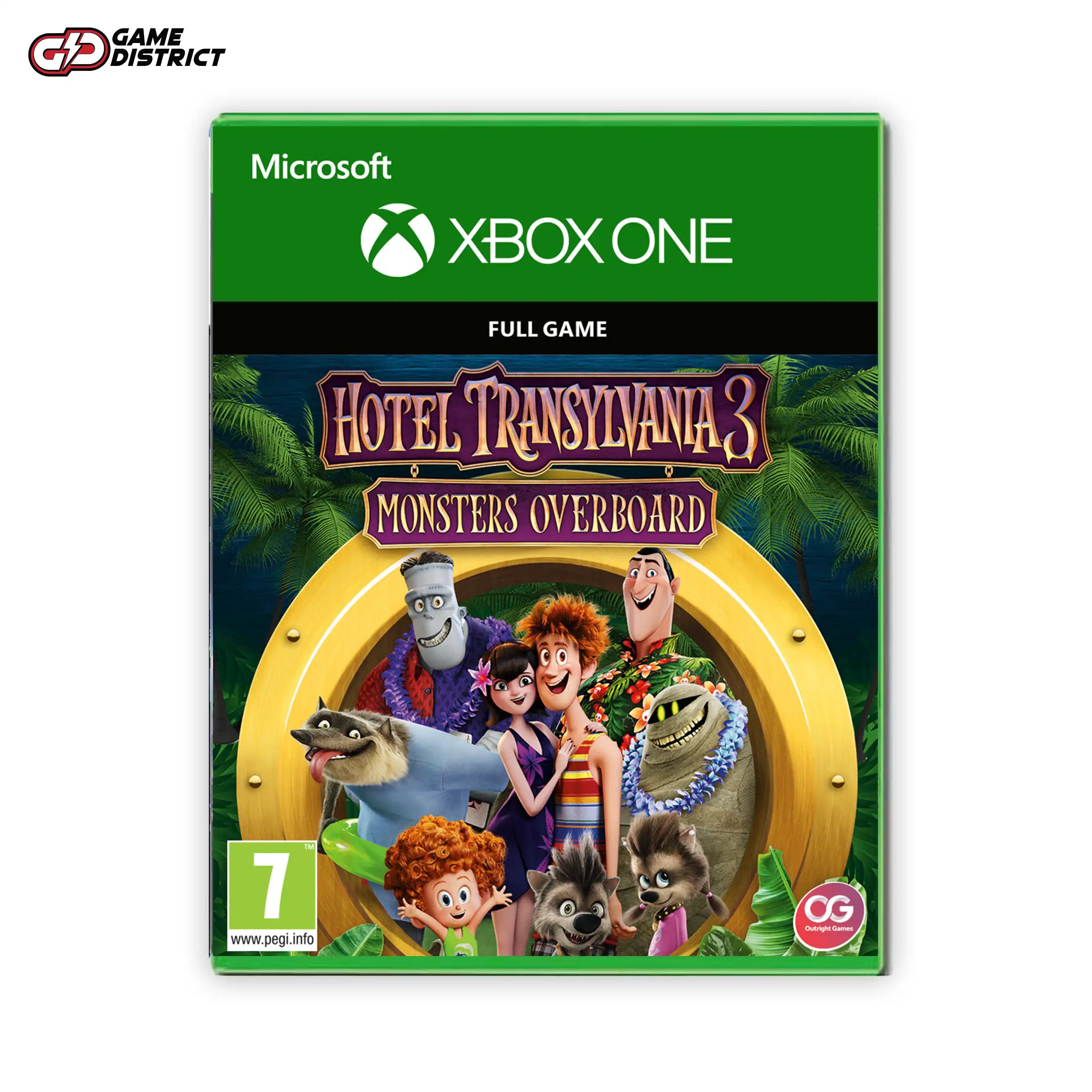 Hotel Transylvania 3: Monsters OverboardXbox Game Cover DVD Buy Online Mockup Used