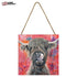 "Julia Pankhurst (Brian) wooden block with a vibrant printed design, 20x20cm size, and white edges."
"Close-up of Julia Pankhurst (Brian) lightweight wooden panel with natural woodgrain and attached hanging string."