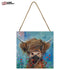 "Julia Pankhurst (Bruce) 20x20cm wooden block with a modern design and white edges for a sleek finish."
"Close-up of Julia Pankhurst (Bruce) wooden block featuring natural woodgrain and attached hanging string for easy display."