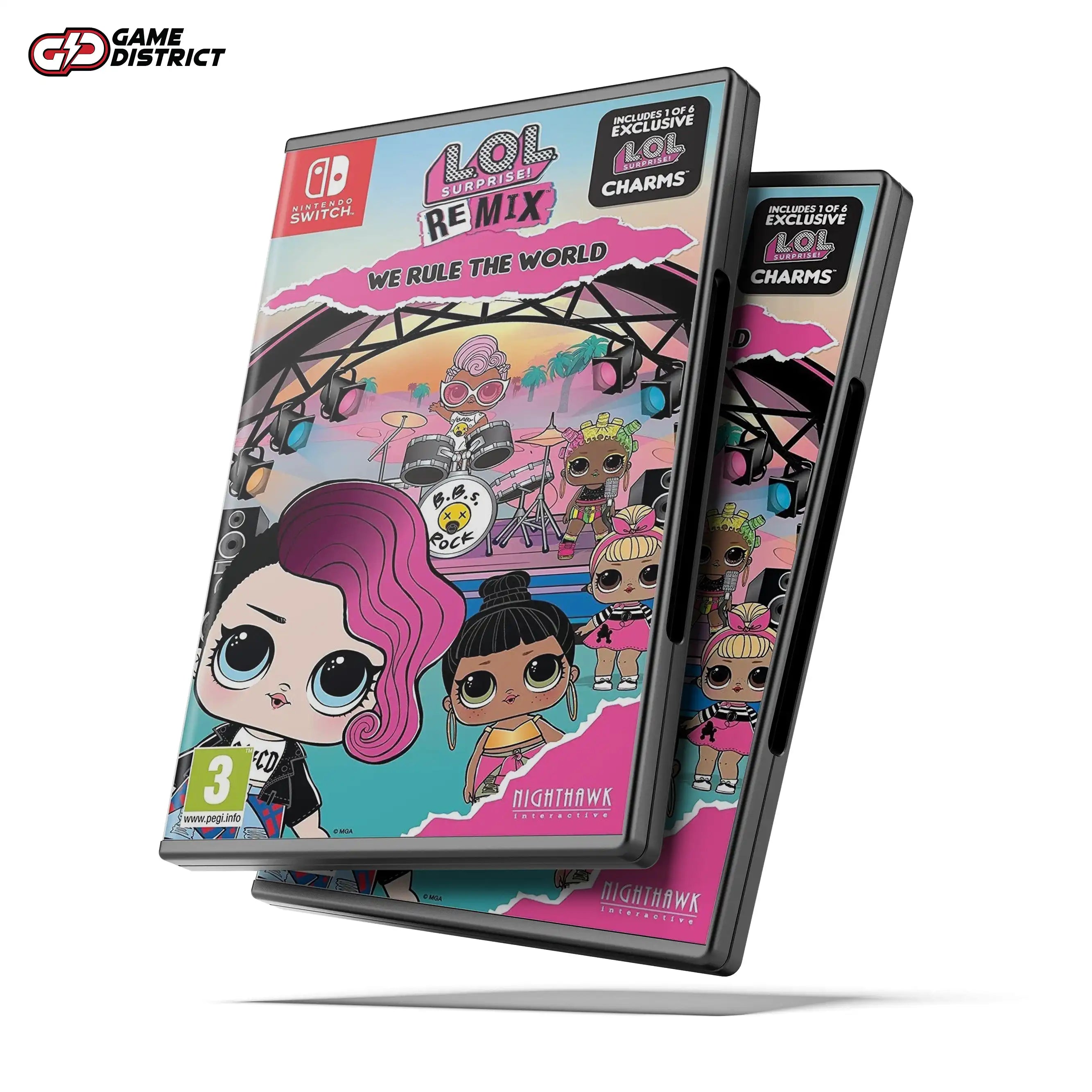 L.O.L. Surprise! Remix We Rule The World Nintendo Game Cover DVD Buy Online Mockup Used