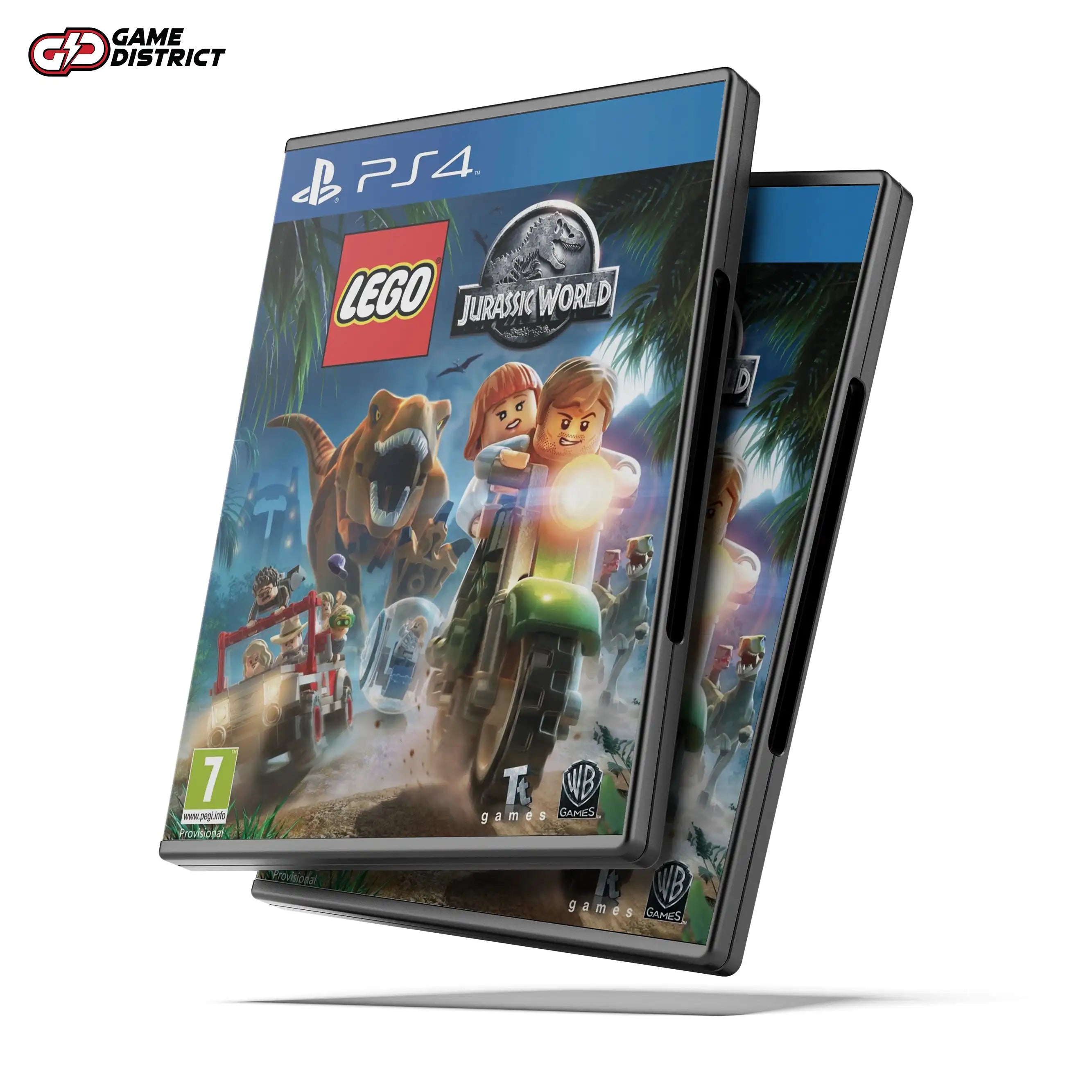 LEGO Jurassic World PS4 Game Cover DVD Buy Online Mockup Used