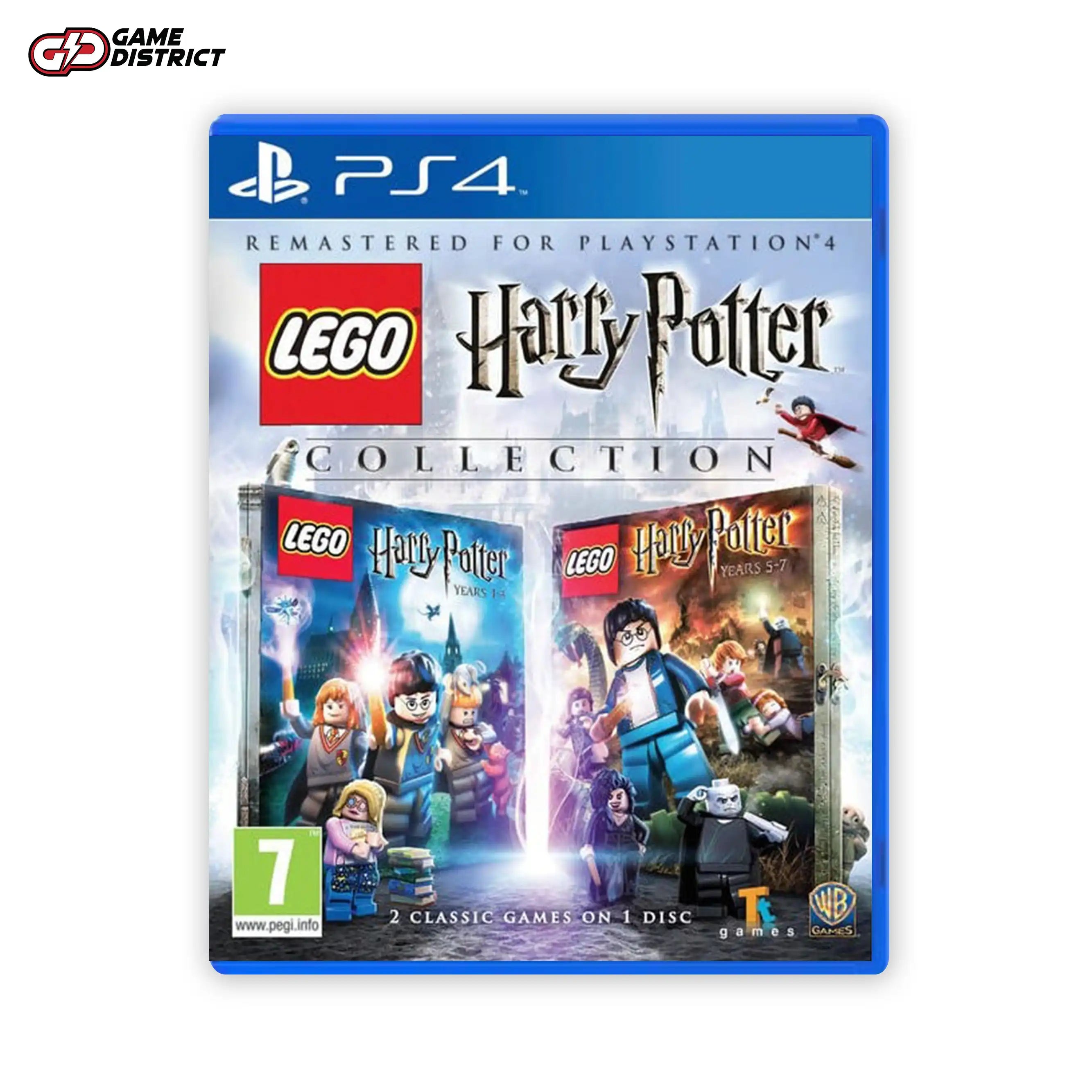 Lego Harry Potter Collection PS4 Game Cover DVD Buy Online Mockup Used