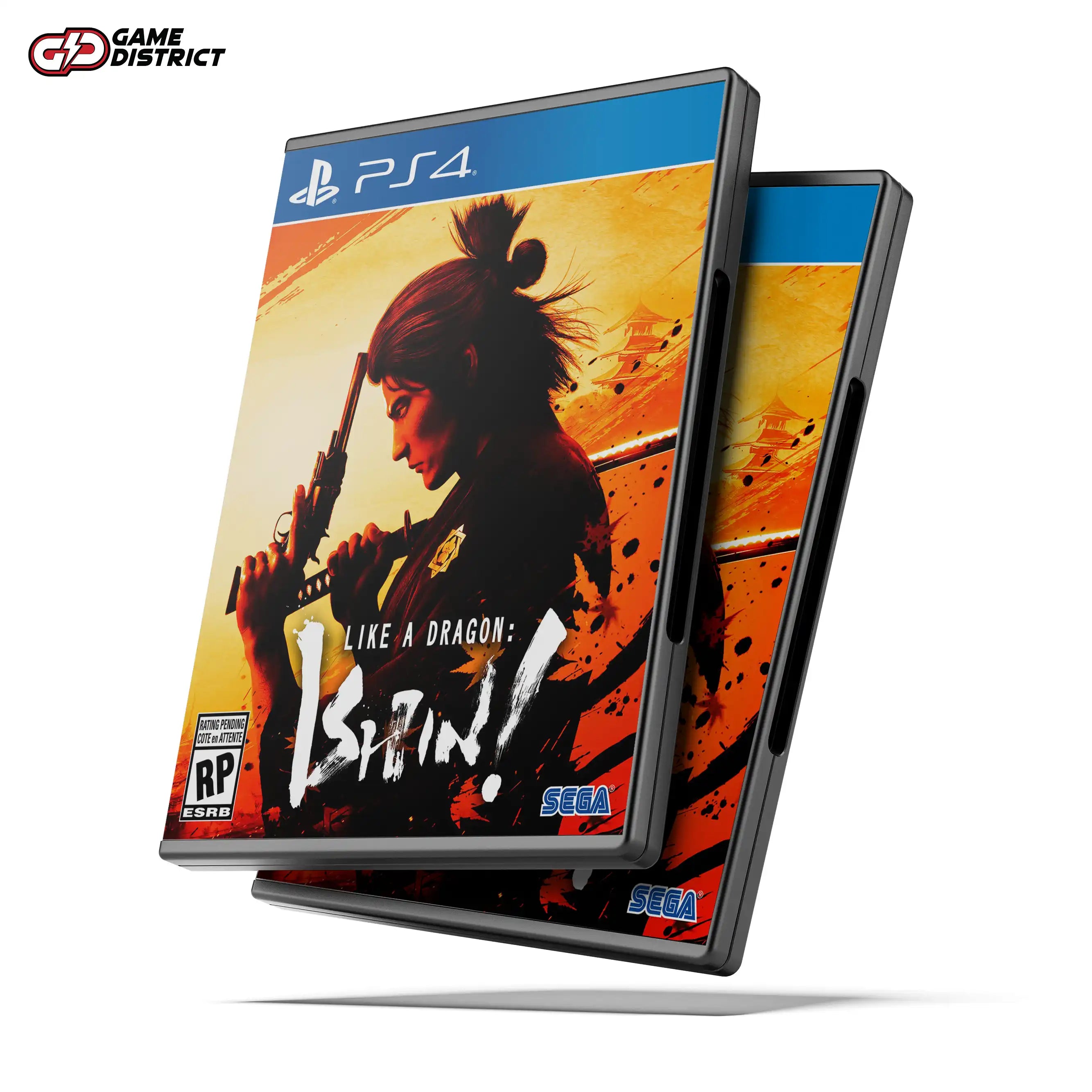 Like a Dragon Ishin! PS4 Game Cover DVD Buy Online Mockup Used
