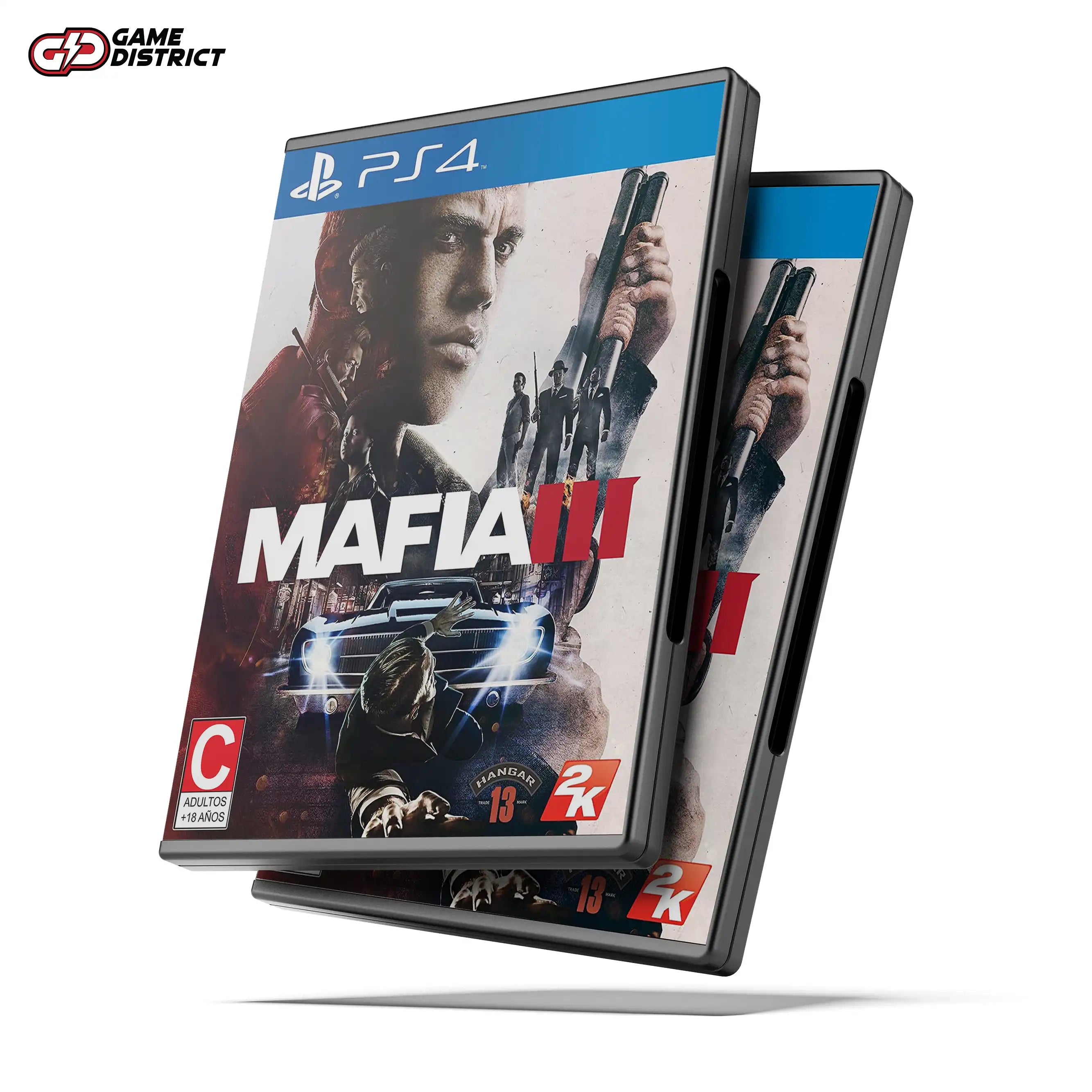 MAFIA III  PS4 Game Cover DVD Buy Online Mockup Used