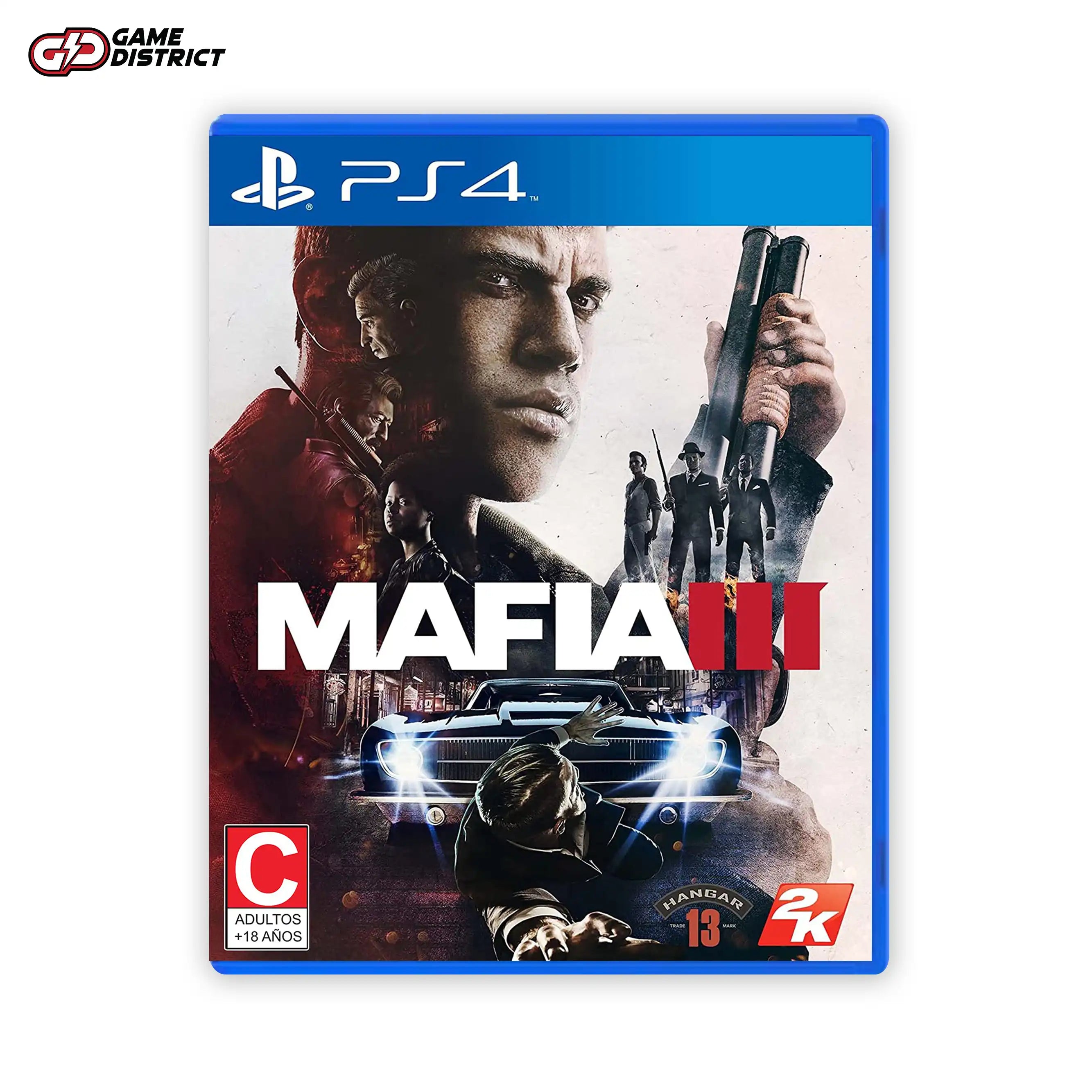 MAFIA III  PS4 Game Cover DVD Buy Online Mockup Used