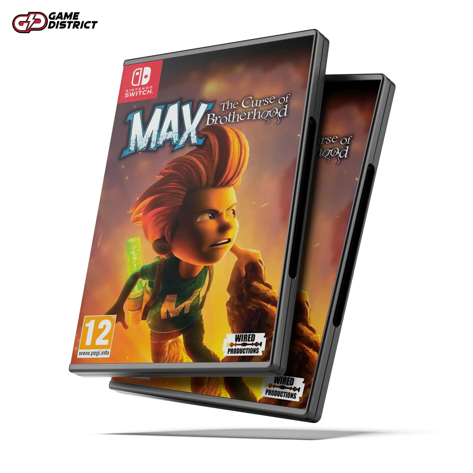 MAX THE CURSE OF BROTHERHOOD Nintendo Game Cover DVD Buy Online Mockup Used