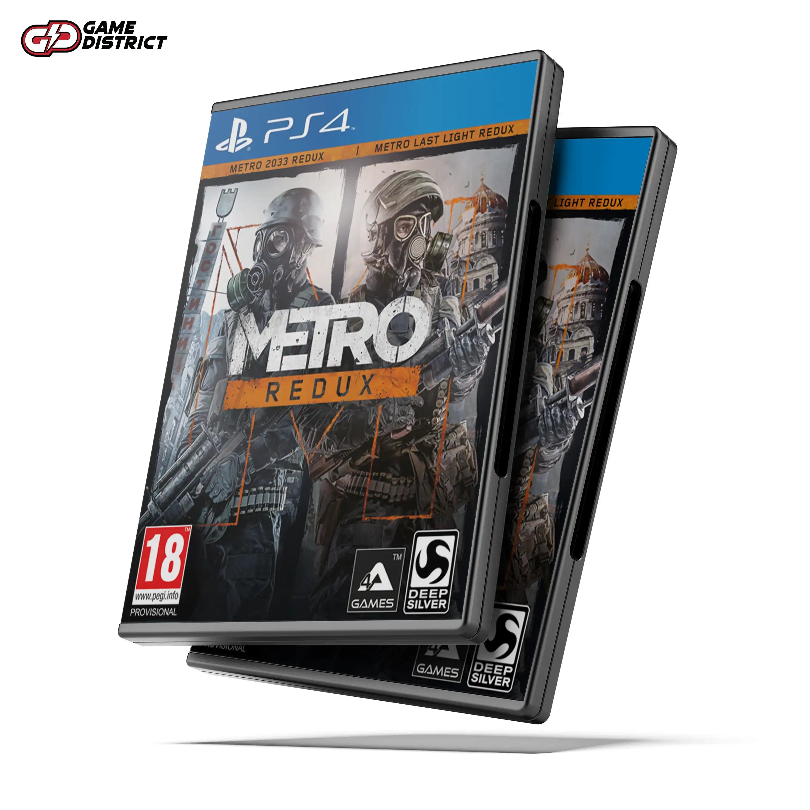 METRO REDUX PS4 Game Cover DVD Buy Online Mockup Used