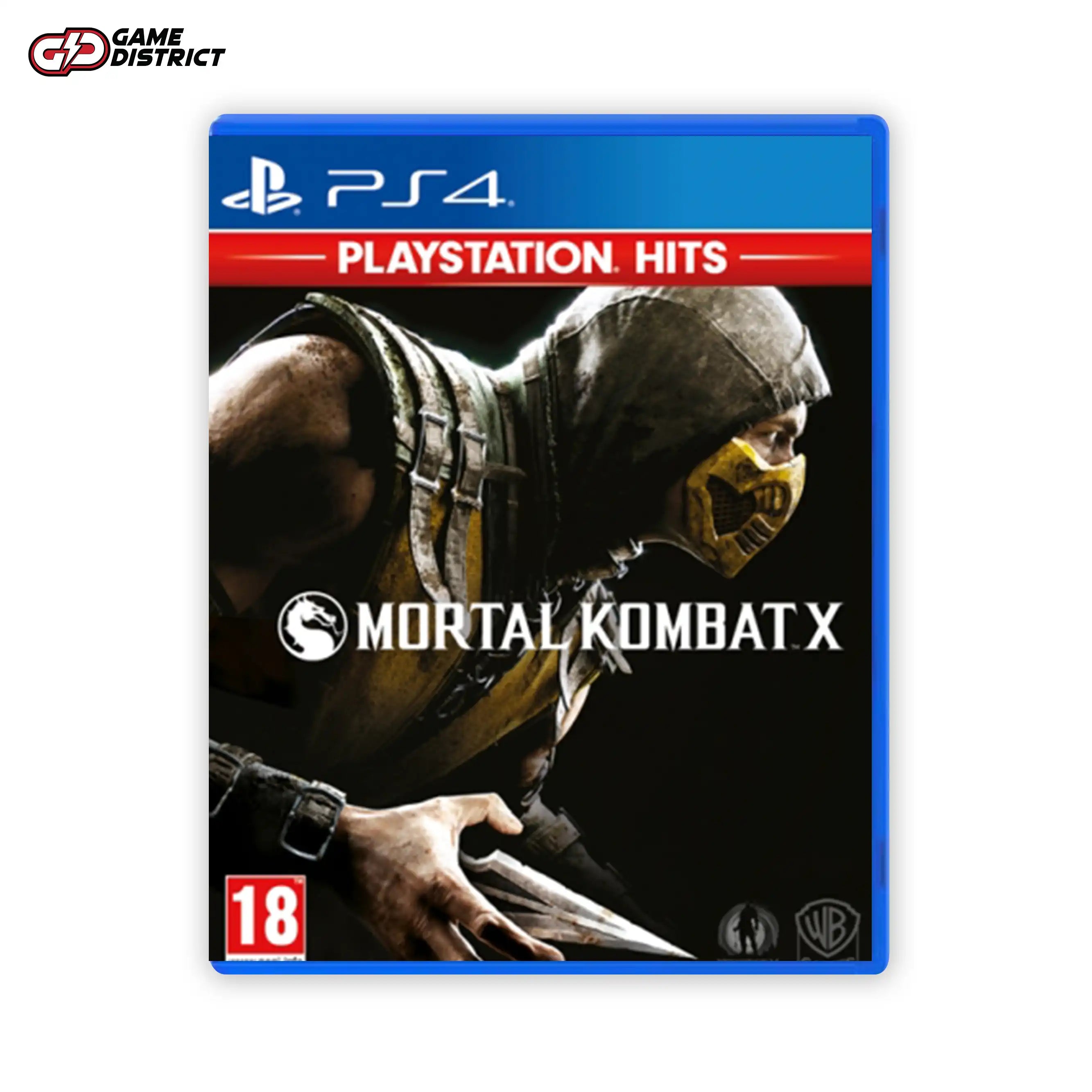 MORTAL KOMBAT X PS4 Game Cover DVD Buy Online Mockup Used