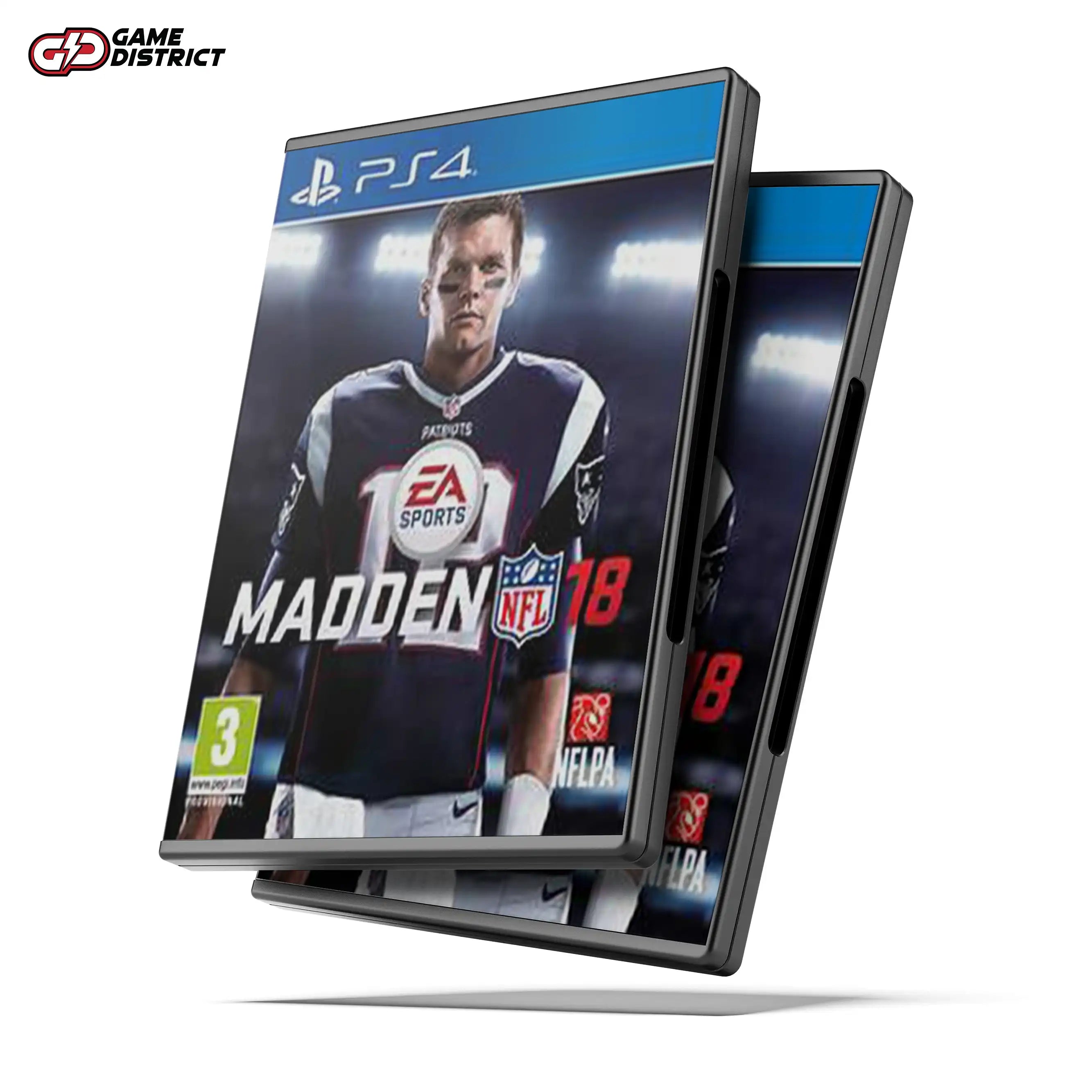 Madden NFL 18 PS4 Game Cover DVD Buy Online Mockup Used