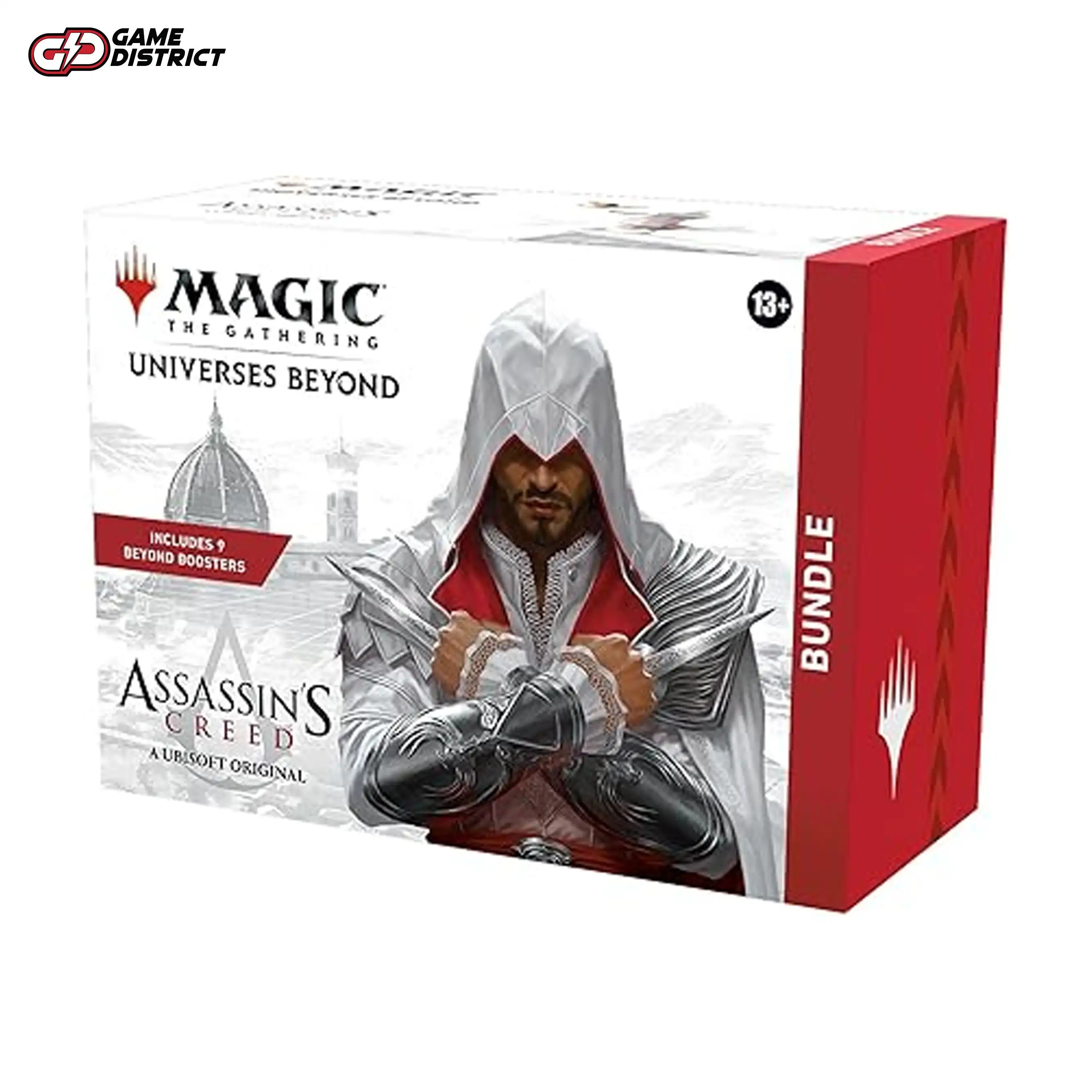 Magic: The Gathering – Assassin’s Creed Bundle | 9 Beyond Boosters + Collector Accessories | Trading Card Game for Ages 13+ (English)