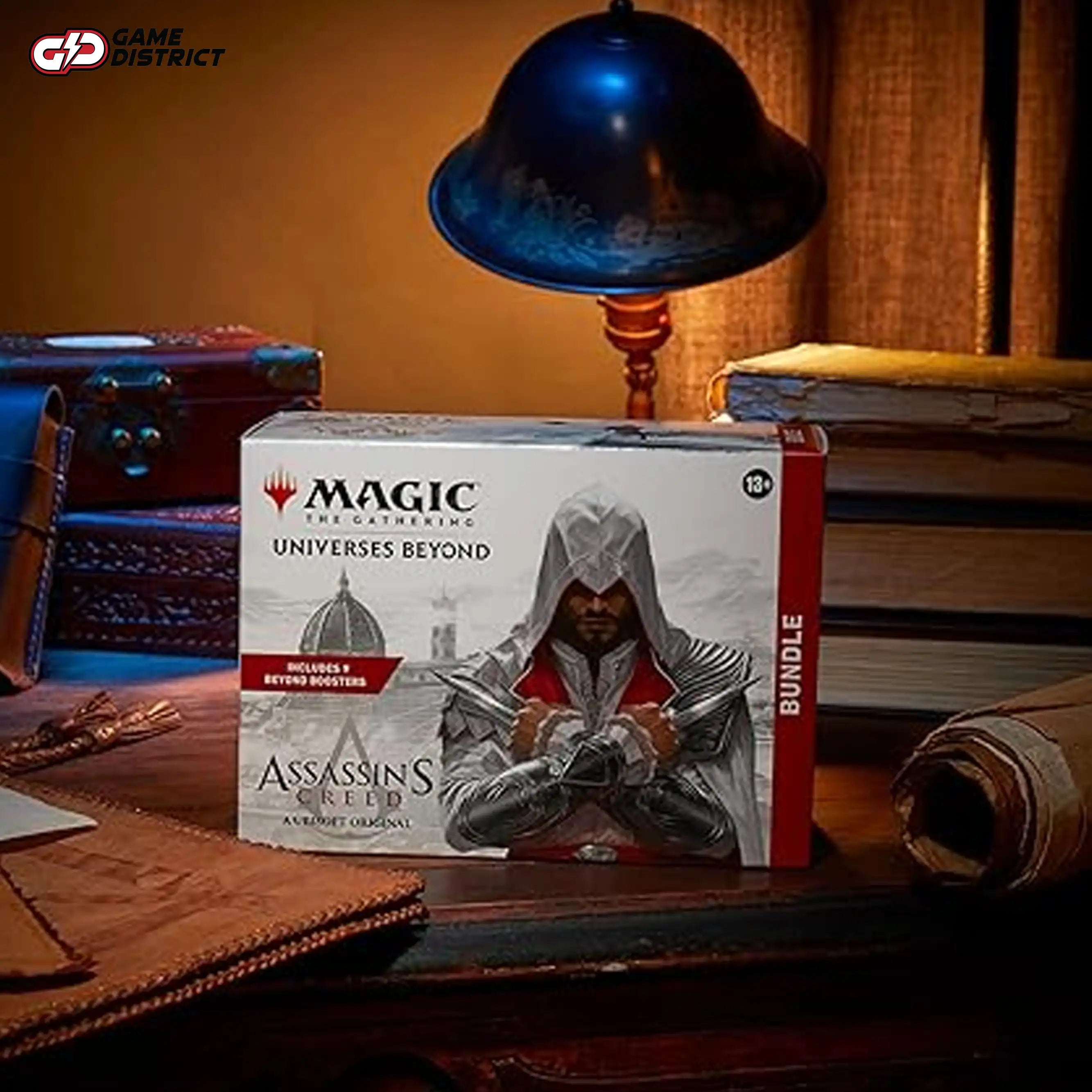 Magic: The Gathering – Assassin’s Creed Bundle | 9 Beyond Boosters + Collector Accessories | Trading Card Game for Ages 13+ (English)