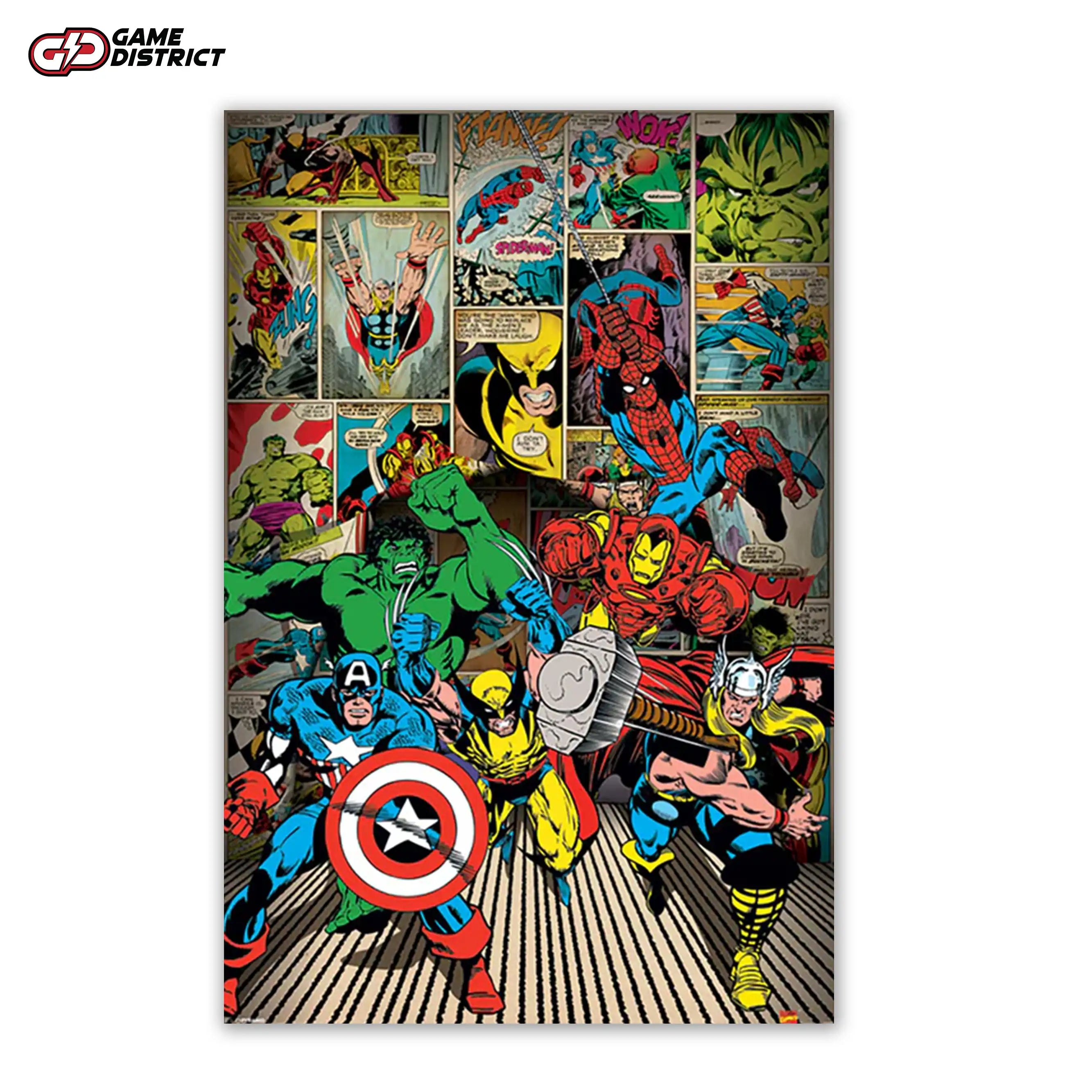 Marvel Comics - Here Come The Heroes Maxi Poster